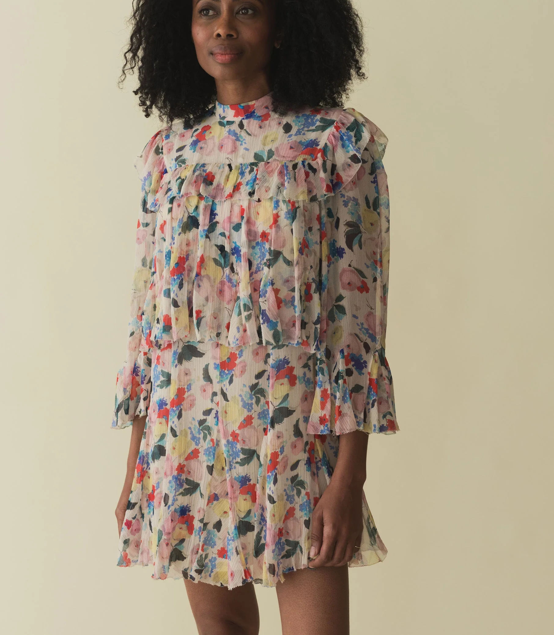 DÔEN - ALETTE DRESS -- FLEUR DU MATIN - Image 2
