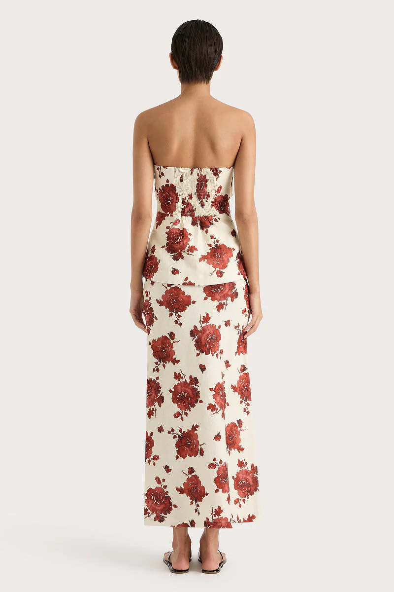 Faithfull - Alexa Top Cecile Floral Garnet - Final Sale - Image 4