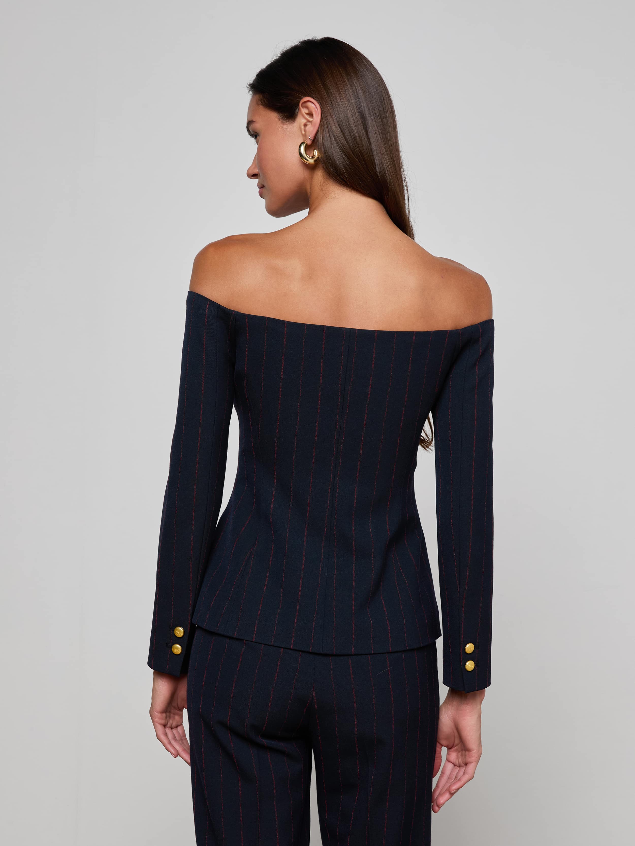 L'AGENCE - Alice Blazer Top - Image 4