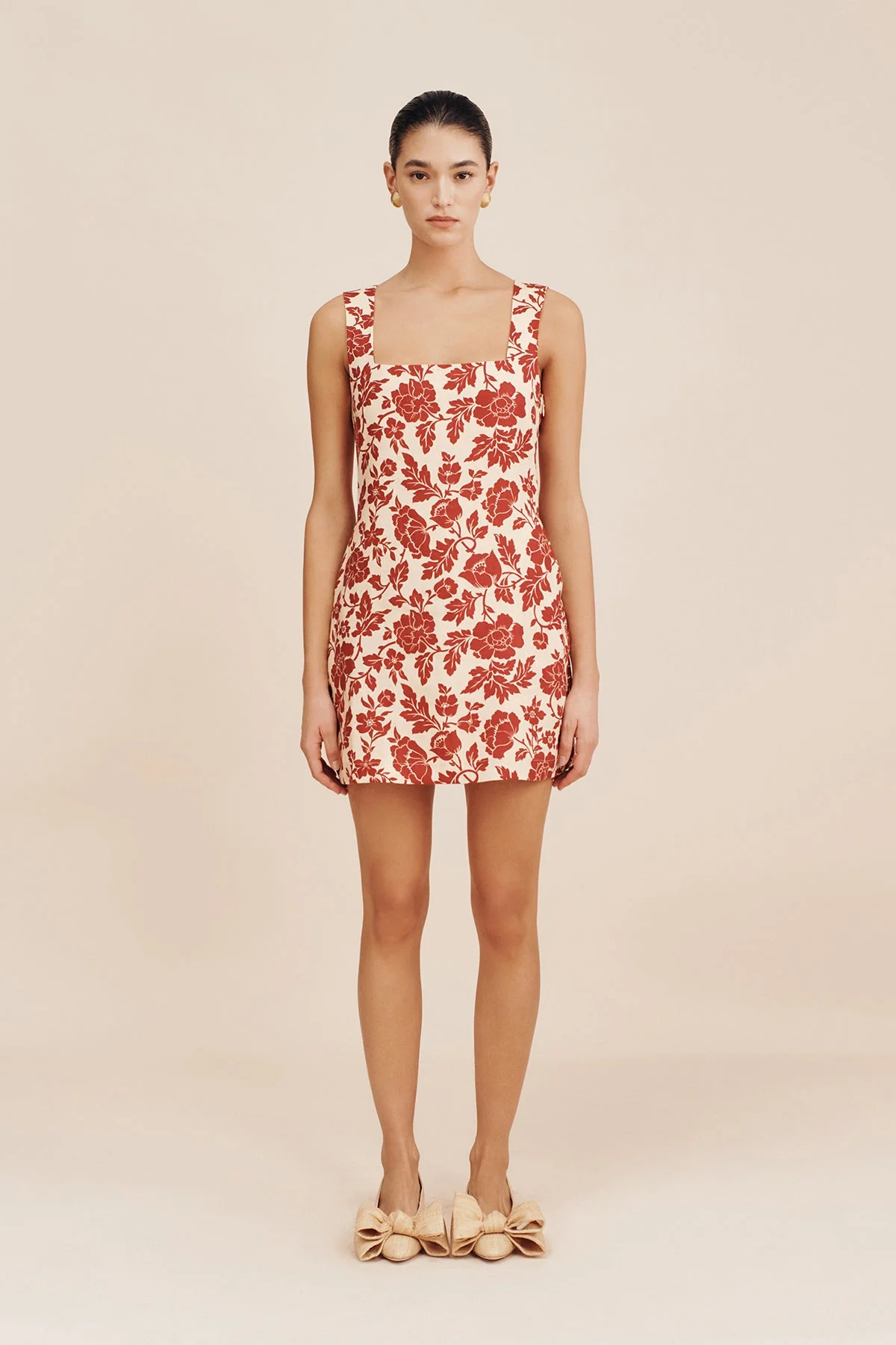 Posse - ALICE MINI DRESS - SCARLET BLOOM
