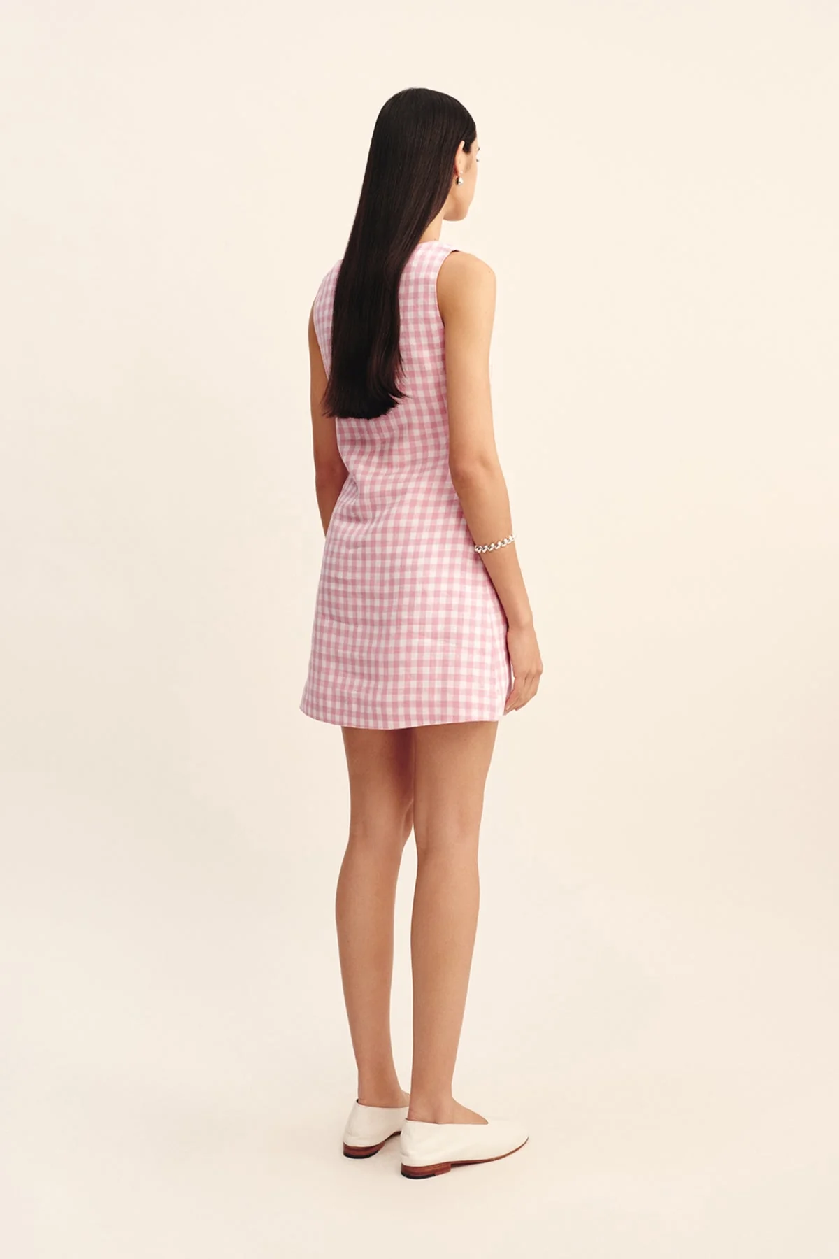 Posse - ALICE MINI DRESS - PINK GINGHAM - Image 11