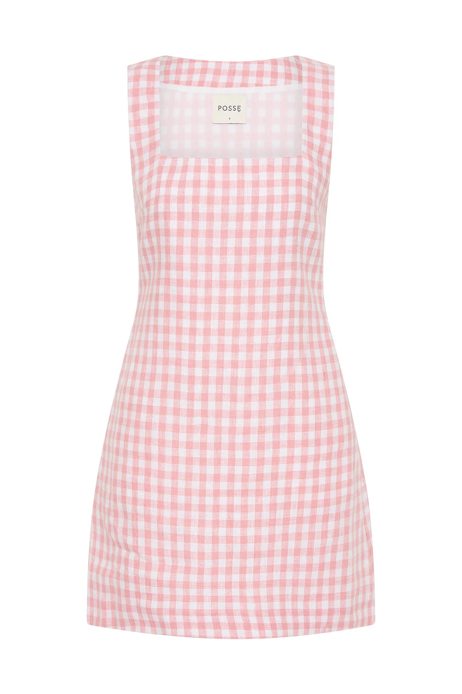 Posse - ALICE MINI DRESS - PINK GINGHAM - Image 14
