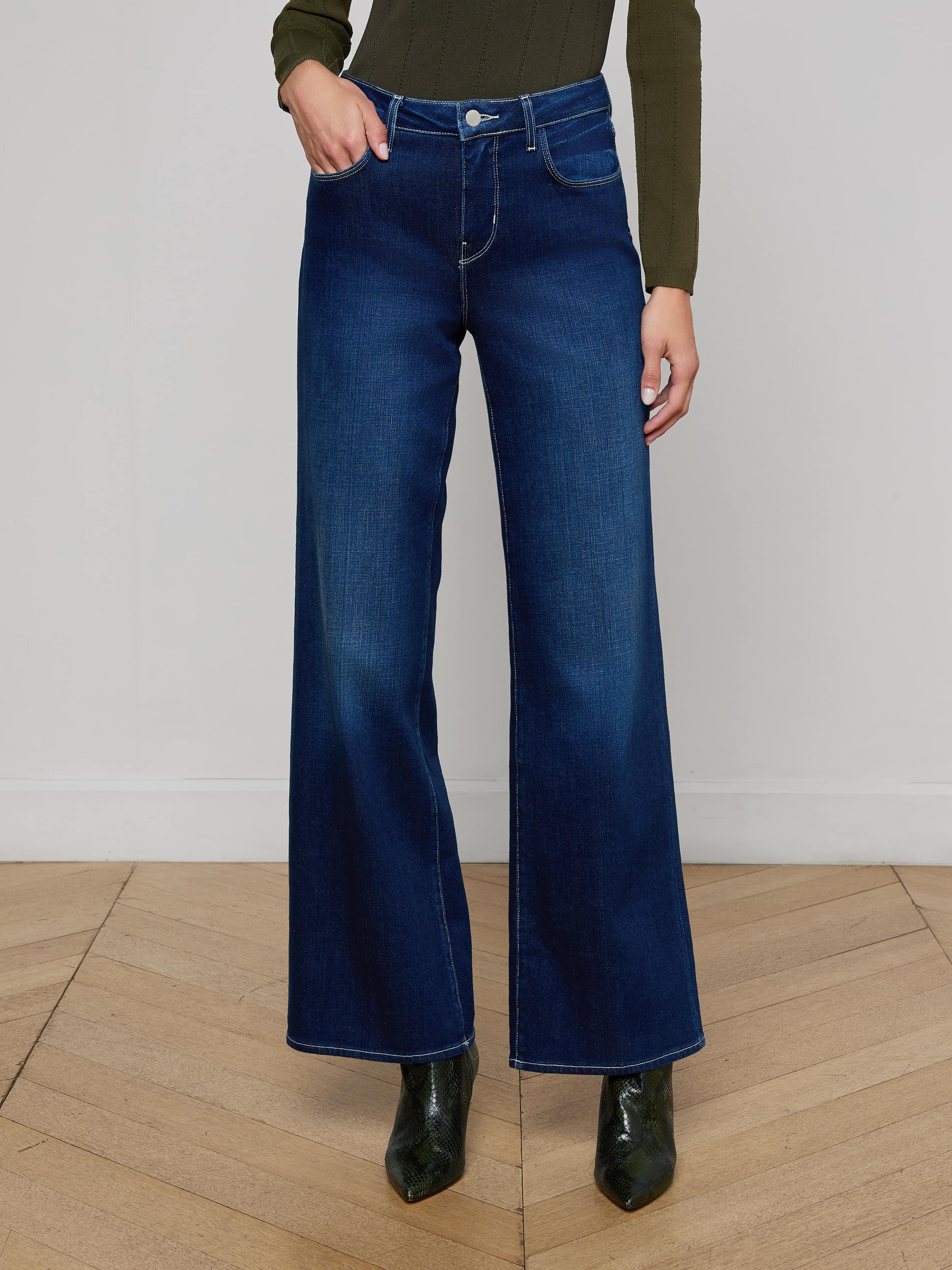 L'AGENCE - Alicent Wide - Leg Jean - Image 2