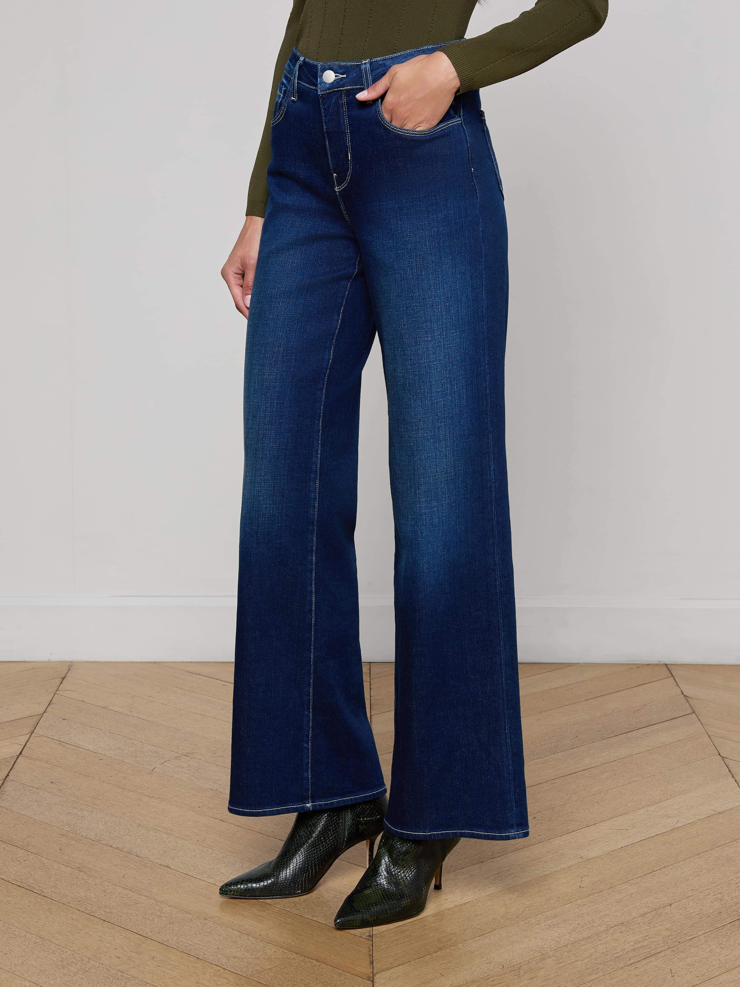 L'AGENCE - Alicent Wide - Leg Jean - Image 3