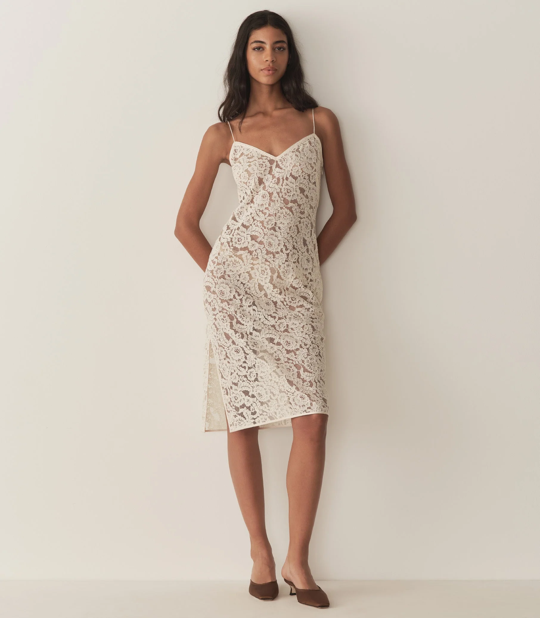 DÔEN - ALISSA DRESS -- CALLA LILY - Image 3
