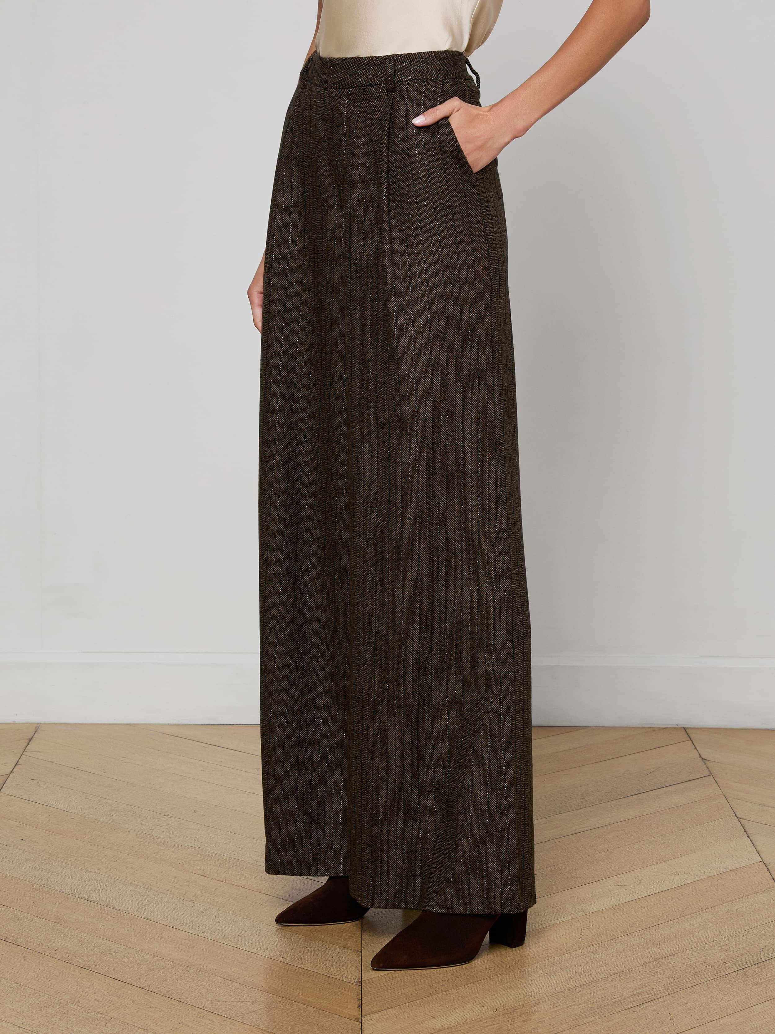 L'AGENCE - Allanah Pinstriped Trouser - Image 10