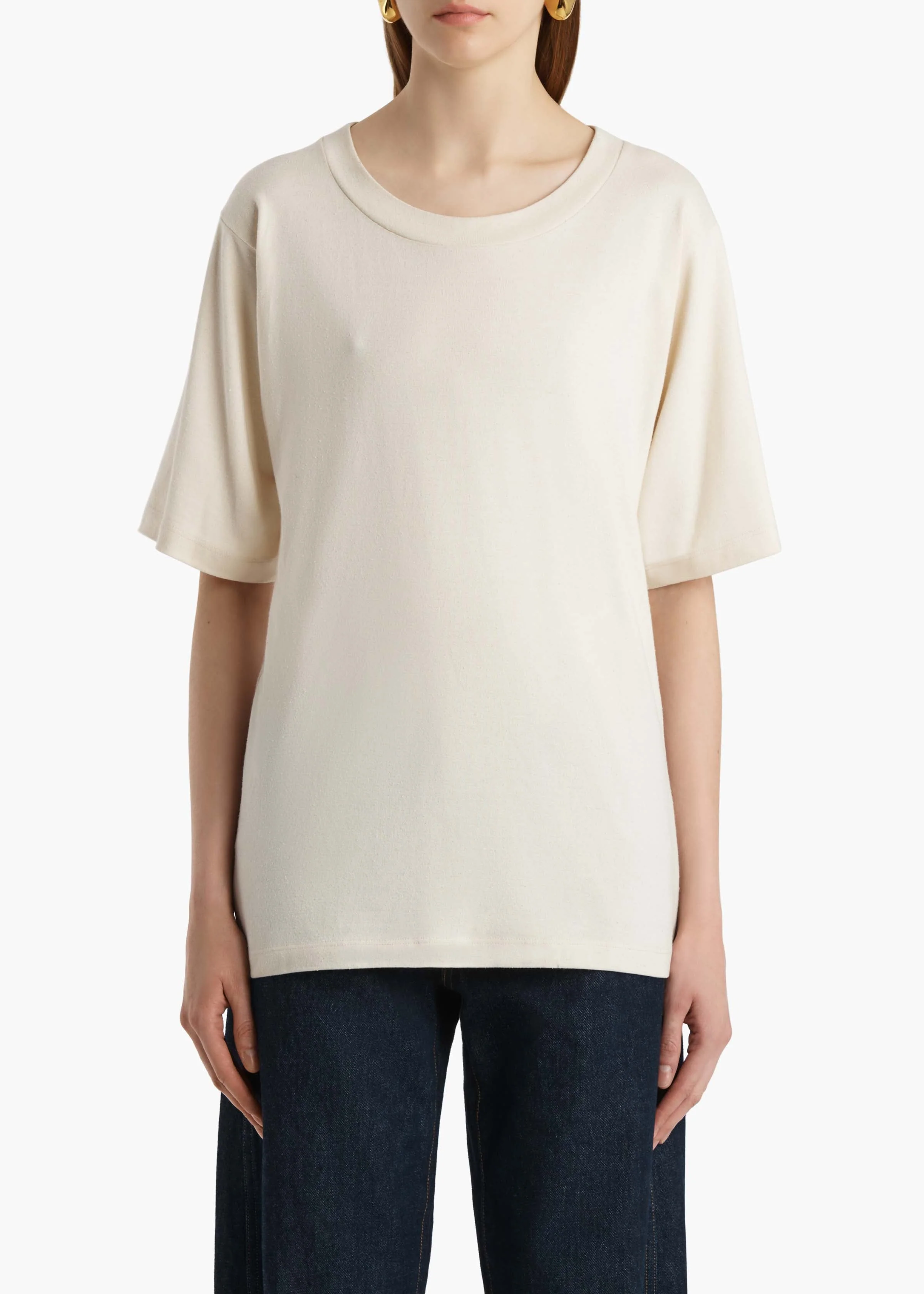 Khaite - Allen Top in Cream - Image 3