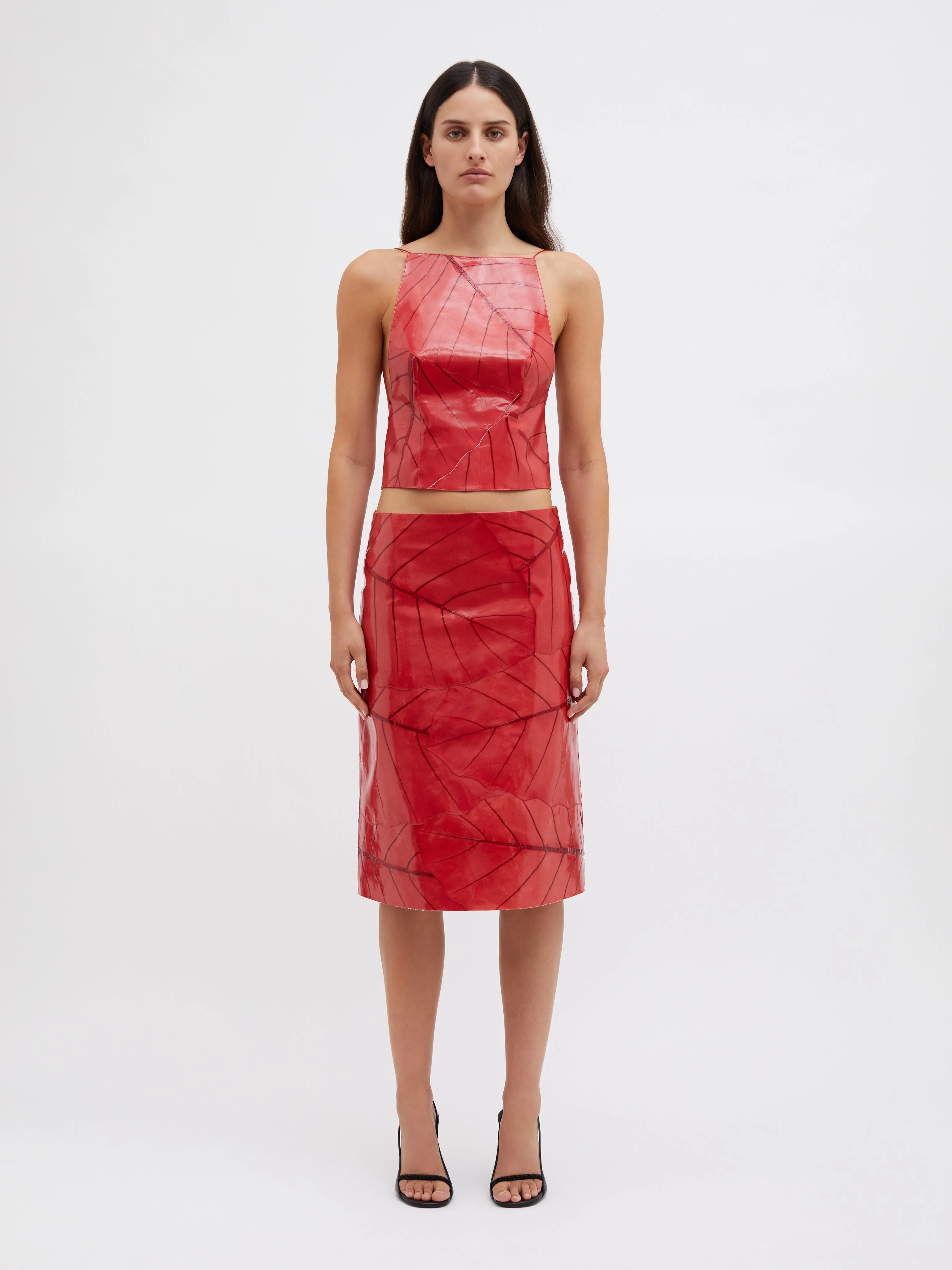 Christopher Esber - Alocasia Leaf Tie Back Top - Image 3