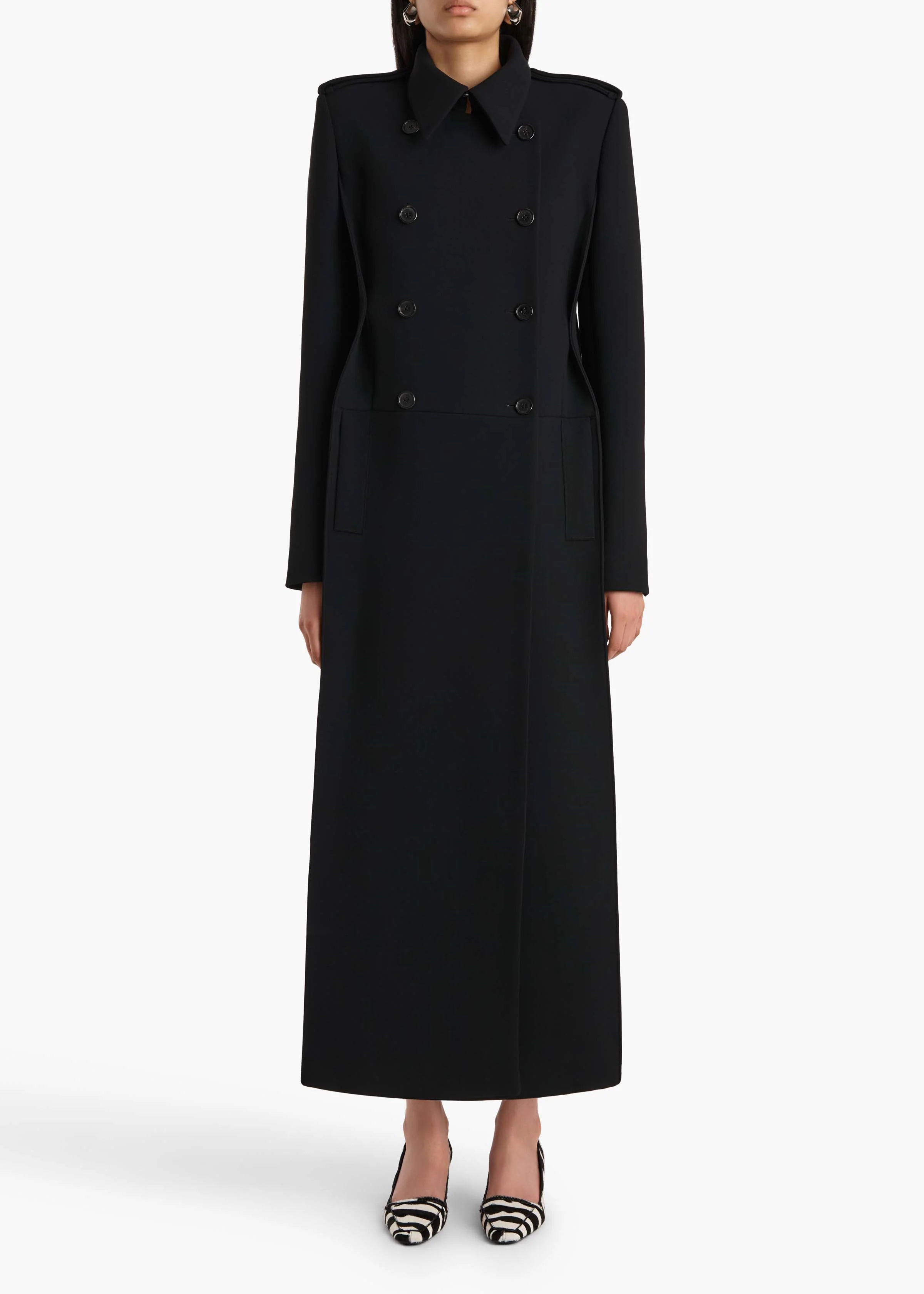 Khaite - Alton Coat in Black - Image 2