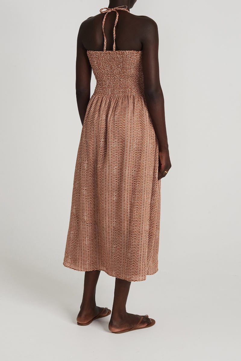 Faithfull - Alyvia Maxi Dress Vadella Print Cocoa - Final Sale - Image 4
