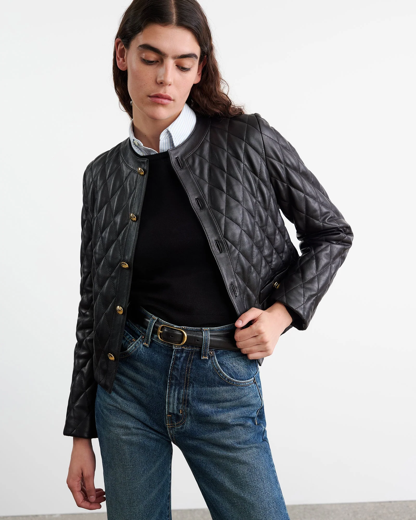 Nili Lotan - AMY LEATHER JACKET - Image 4