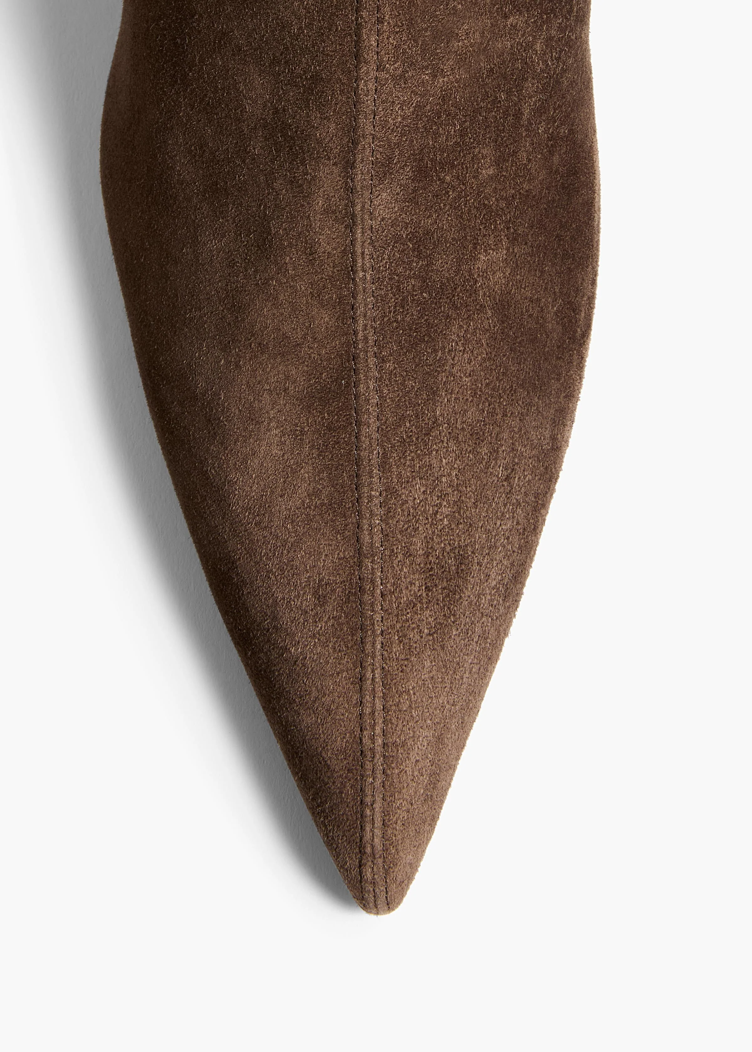 Khaite - Andee Ankle Boot in Ebano Suede - Image 4