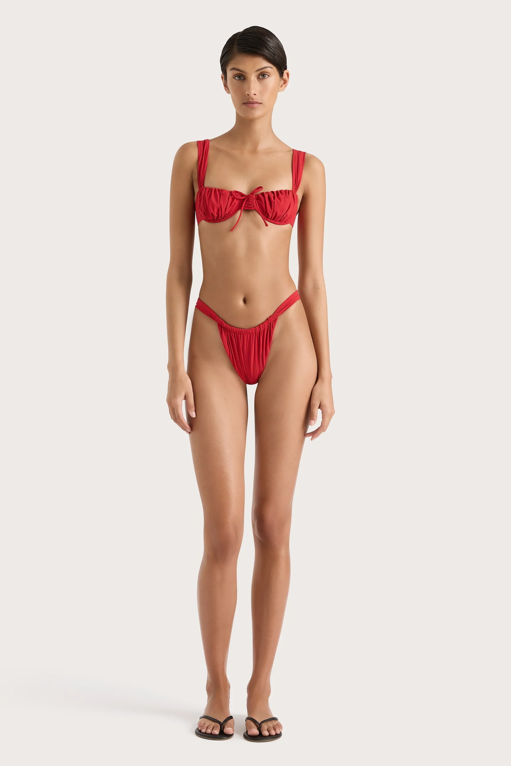 Faithfull - Andez Bikini Bottom Red - Final Sale