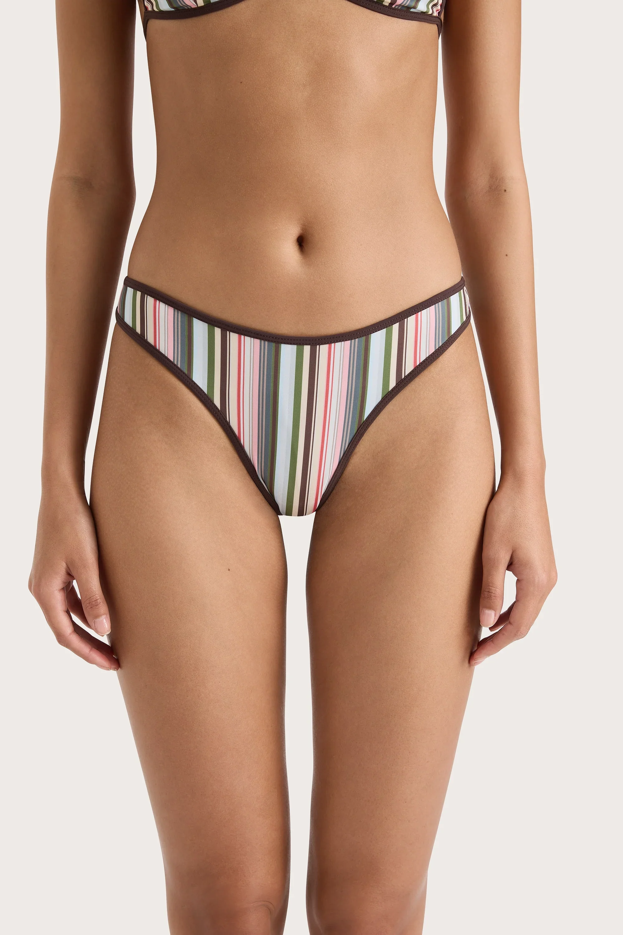 Faithfull - Ania Bikini Bottom Meleu Stripe Multi - Final Sale - Image 6
