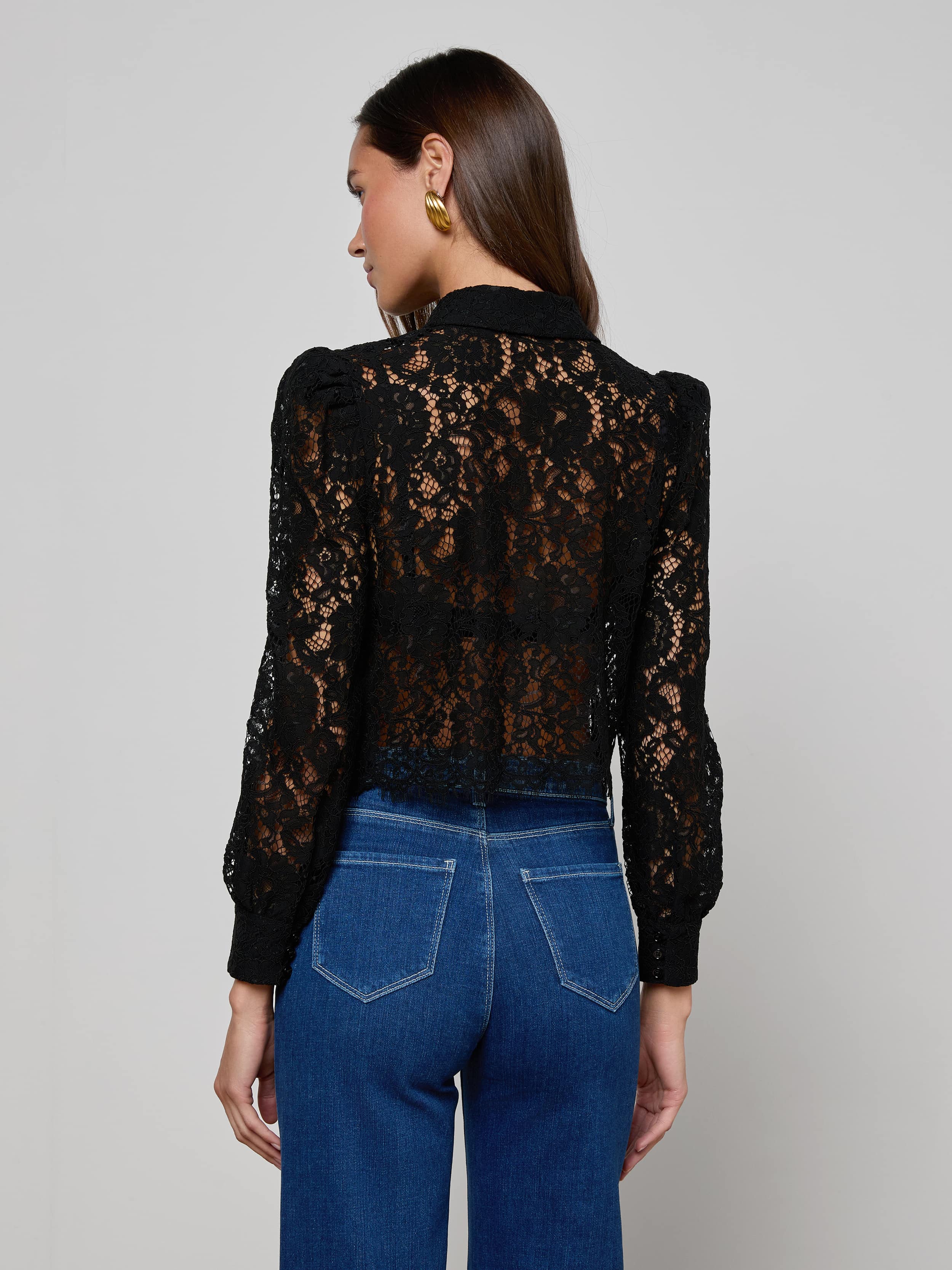 L'AGENCE - Anita Lace Blouse - Image 10