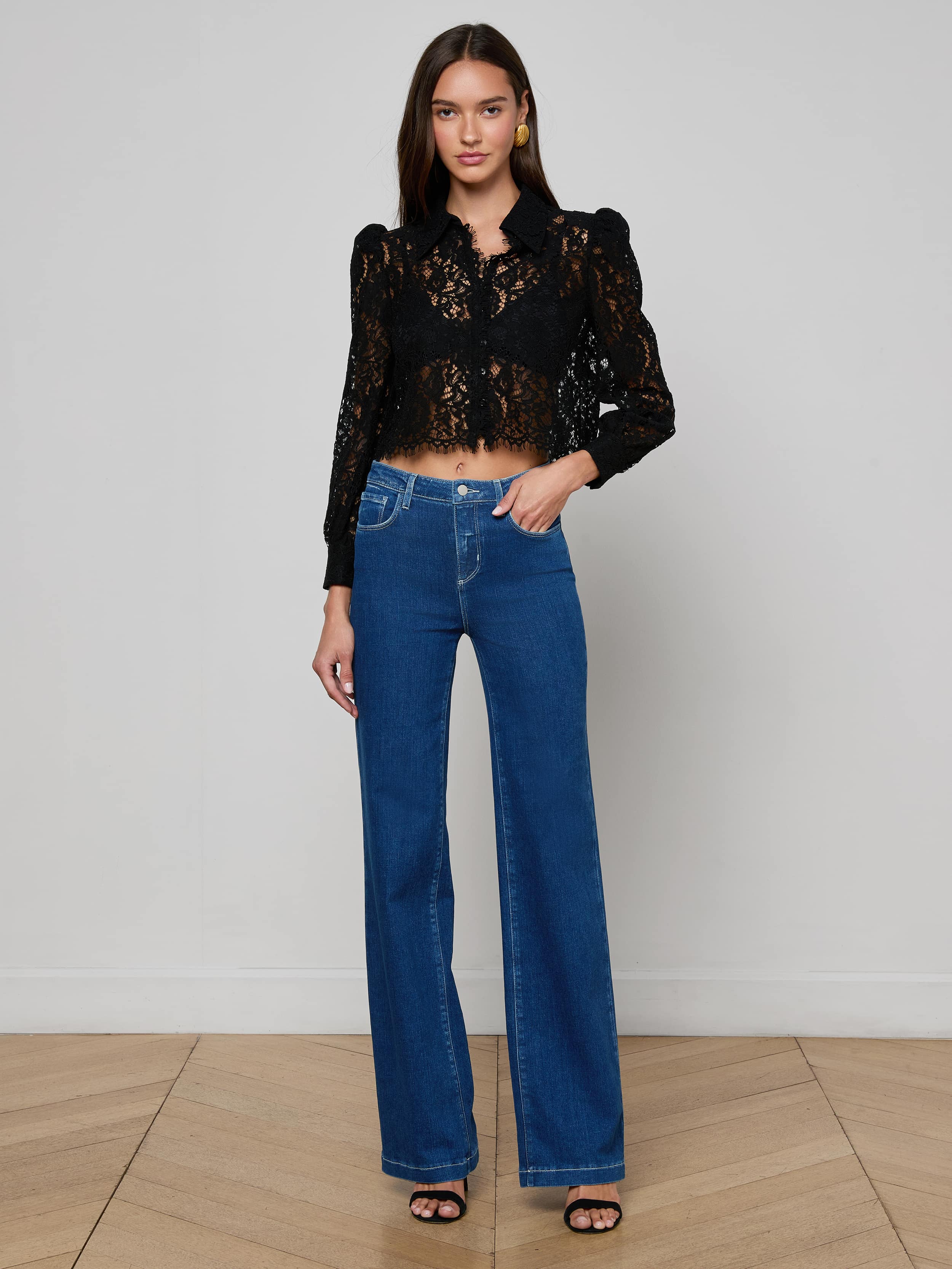 L'AGENCE - Anita Lace Blouse - Image 9