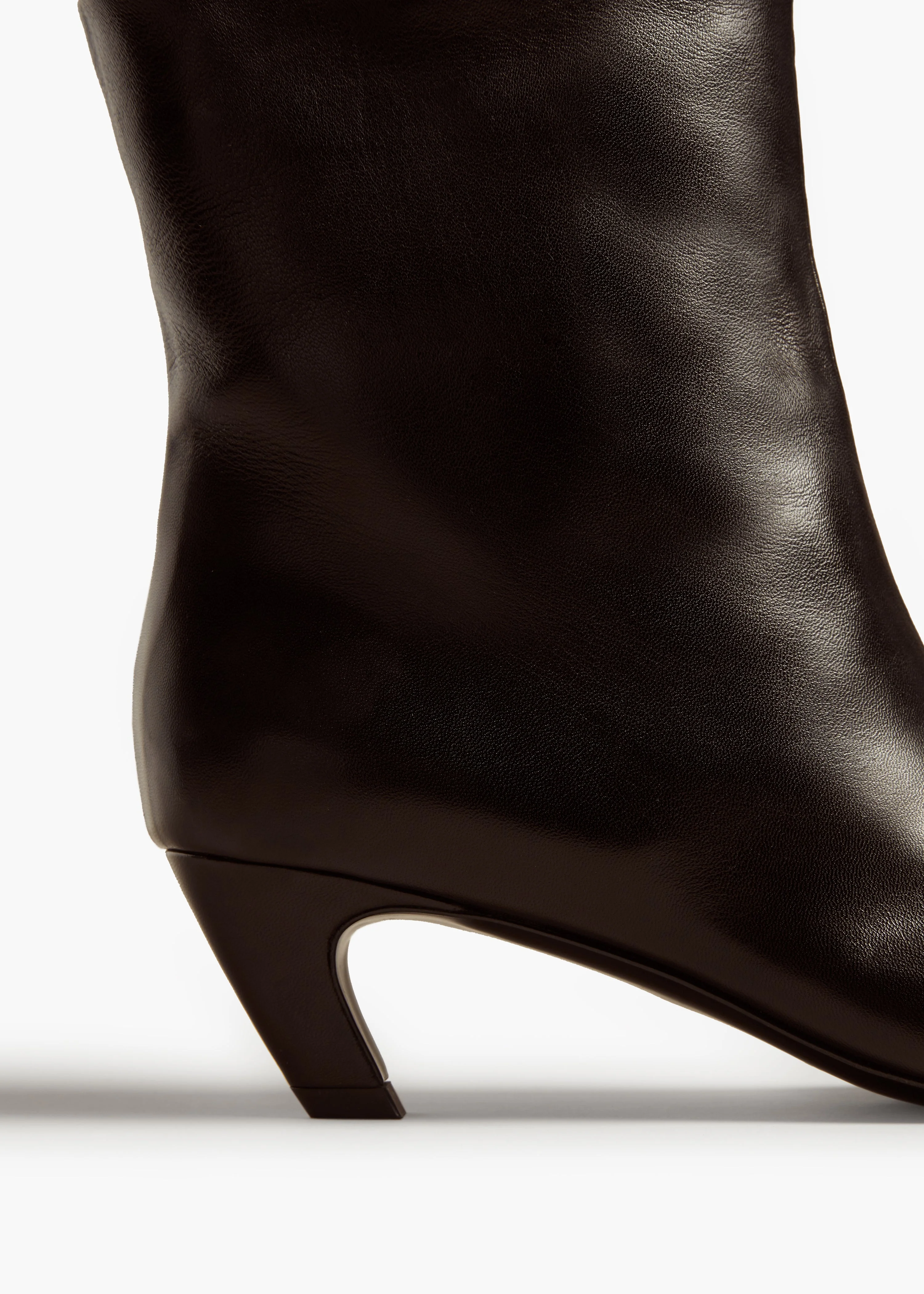 Khaite - Arizona Boot in Black Leather - Image 4