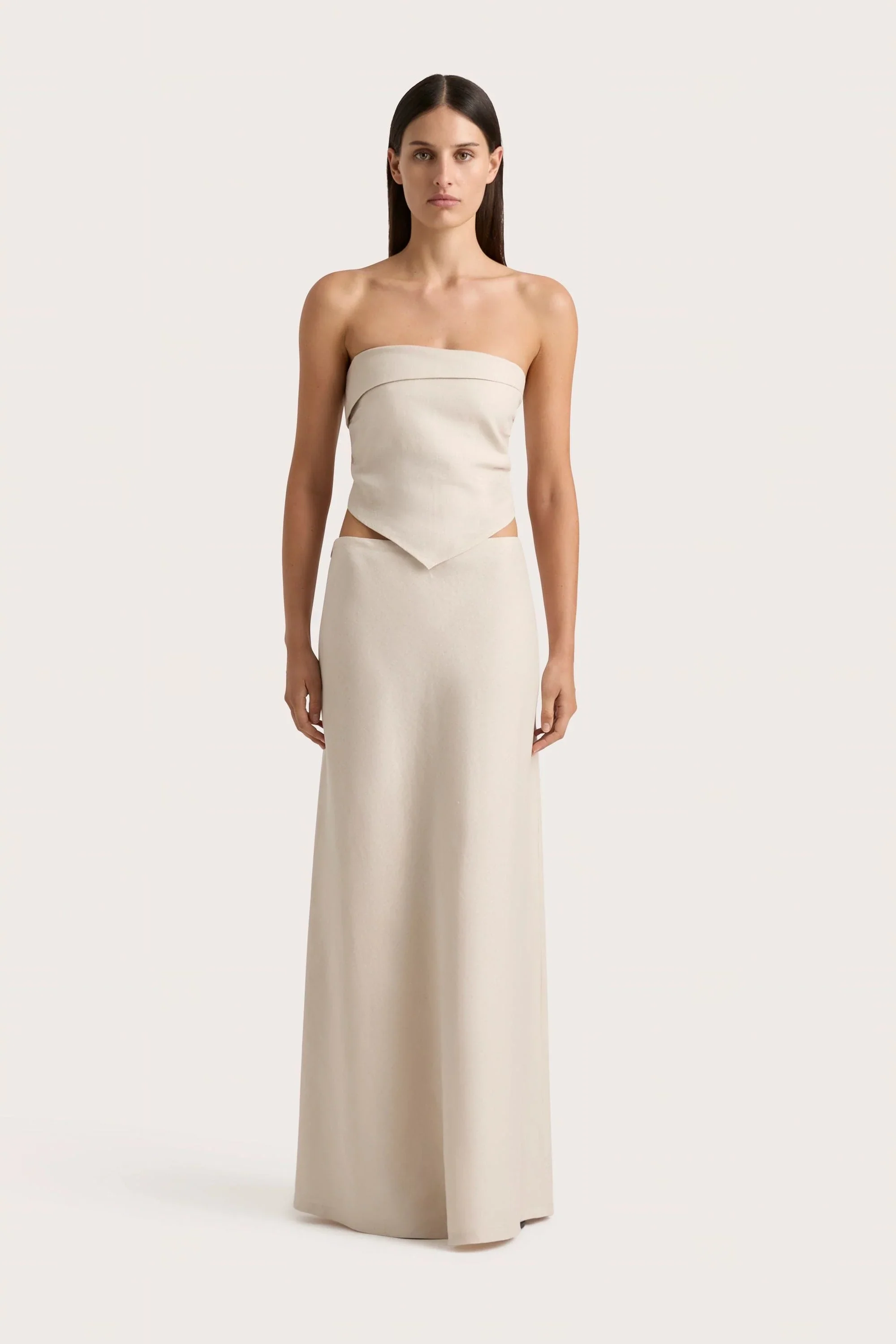 Faithfull - Antibes Strapless Top Sand - Final Sale