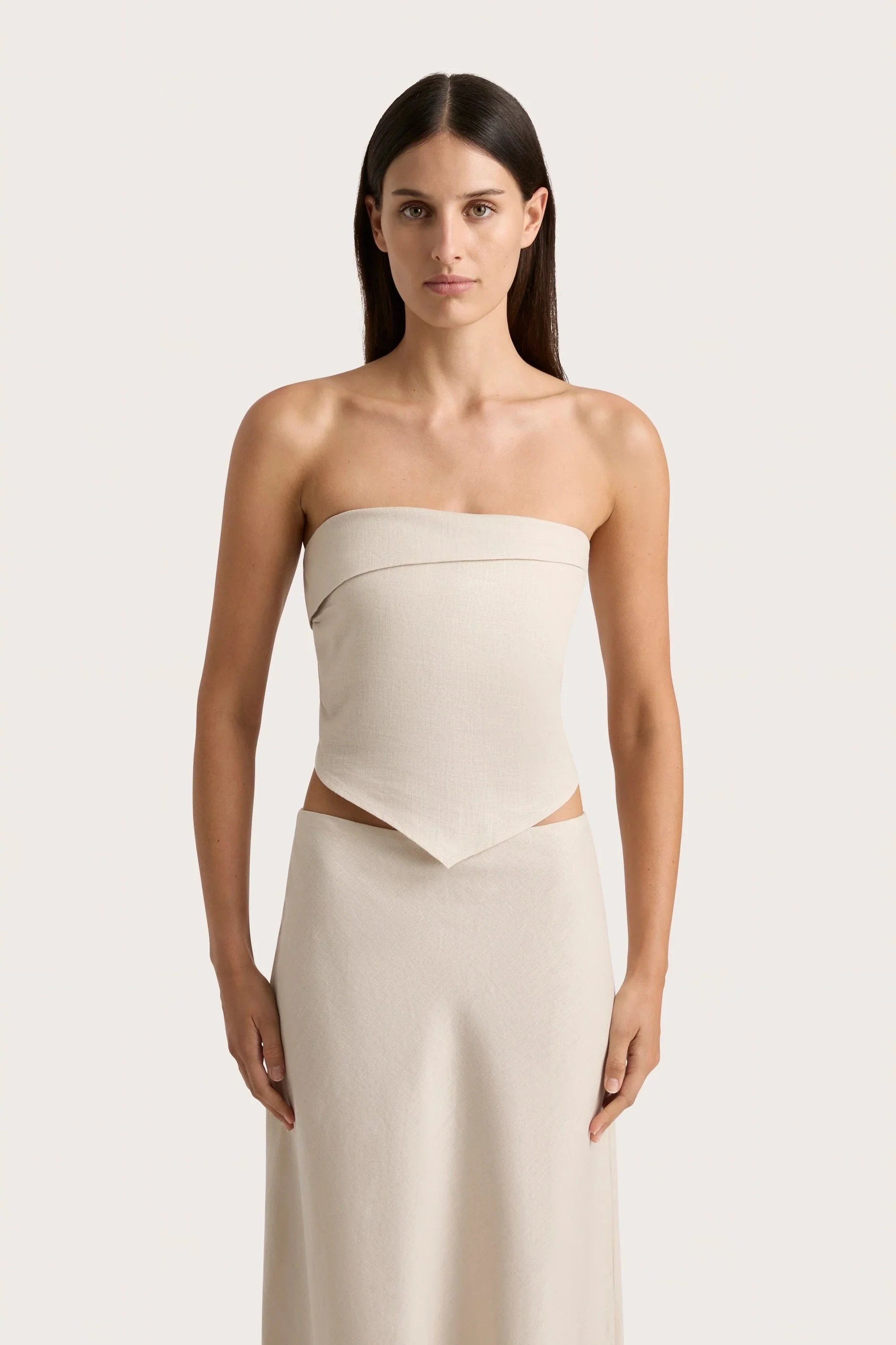 Faithfull - Antibes Strapless Top Sand - Final Sale - Image 3