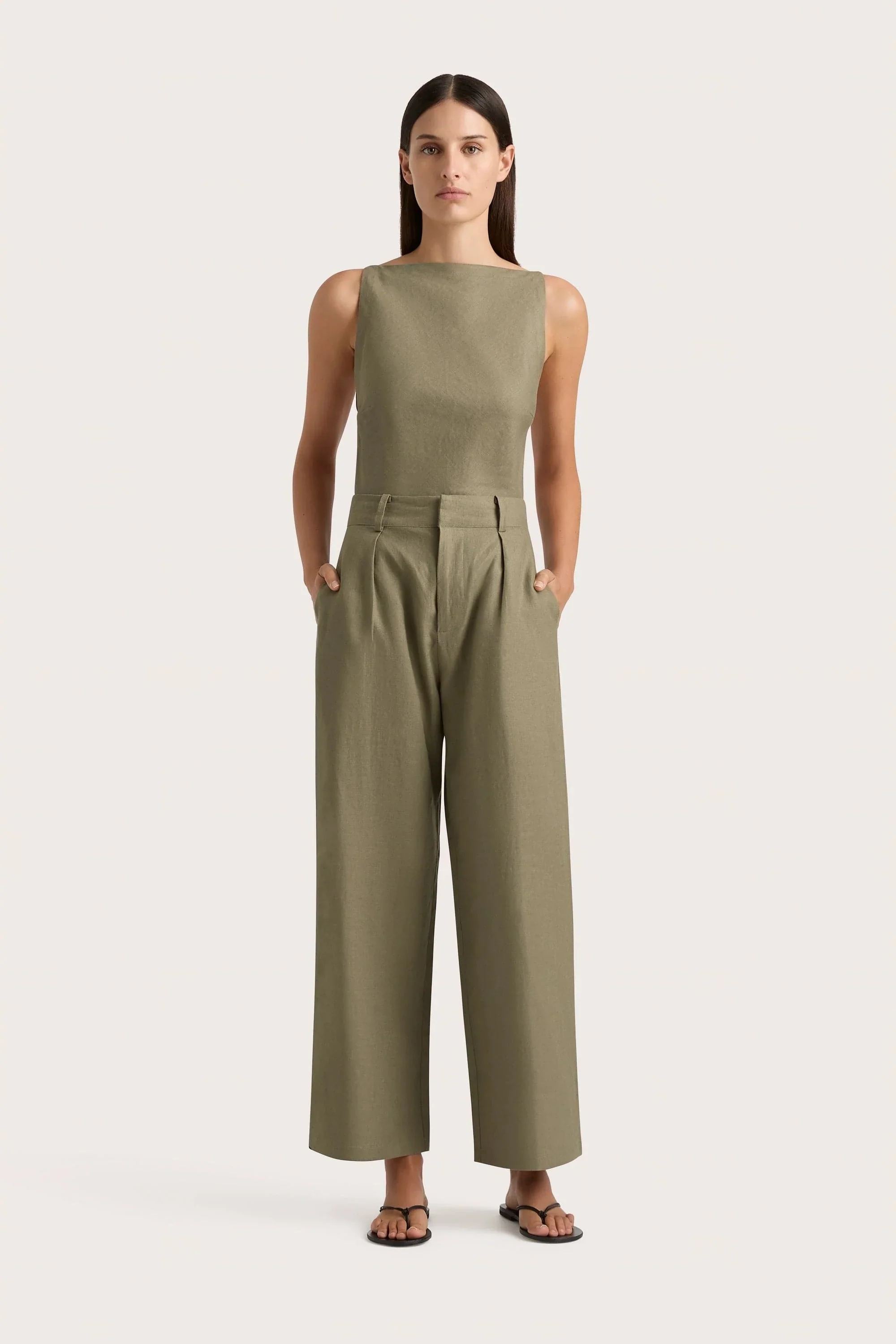 Faithfull - Antibes Top Khaki - Final Sale - Image 3