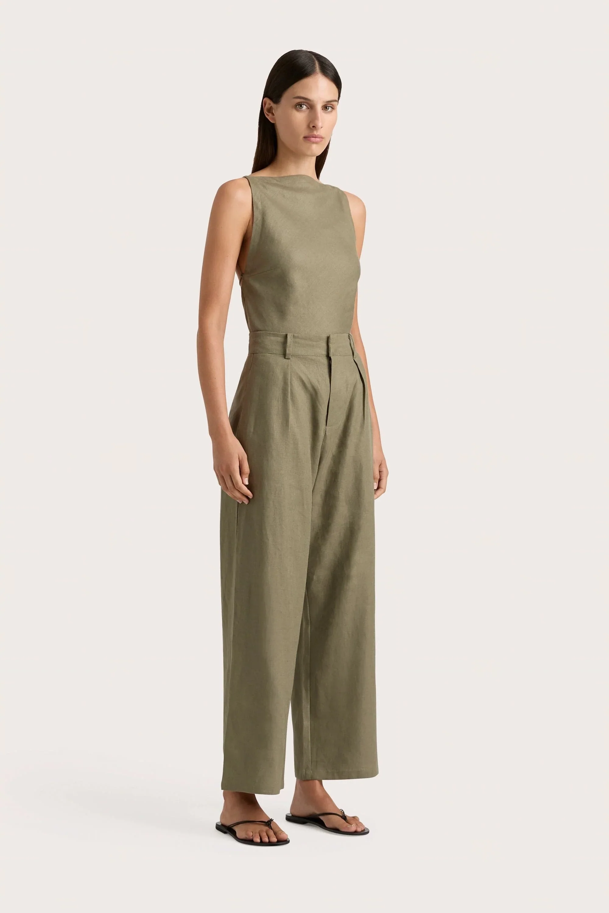 Faithfull - Antibes Top Khaki - Final Sale - Image 5