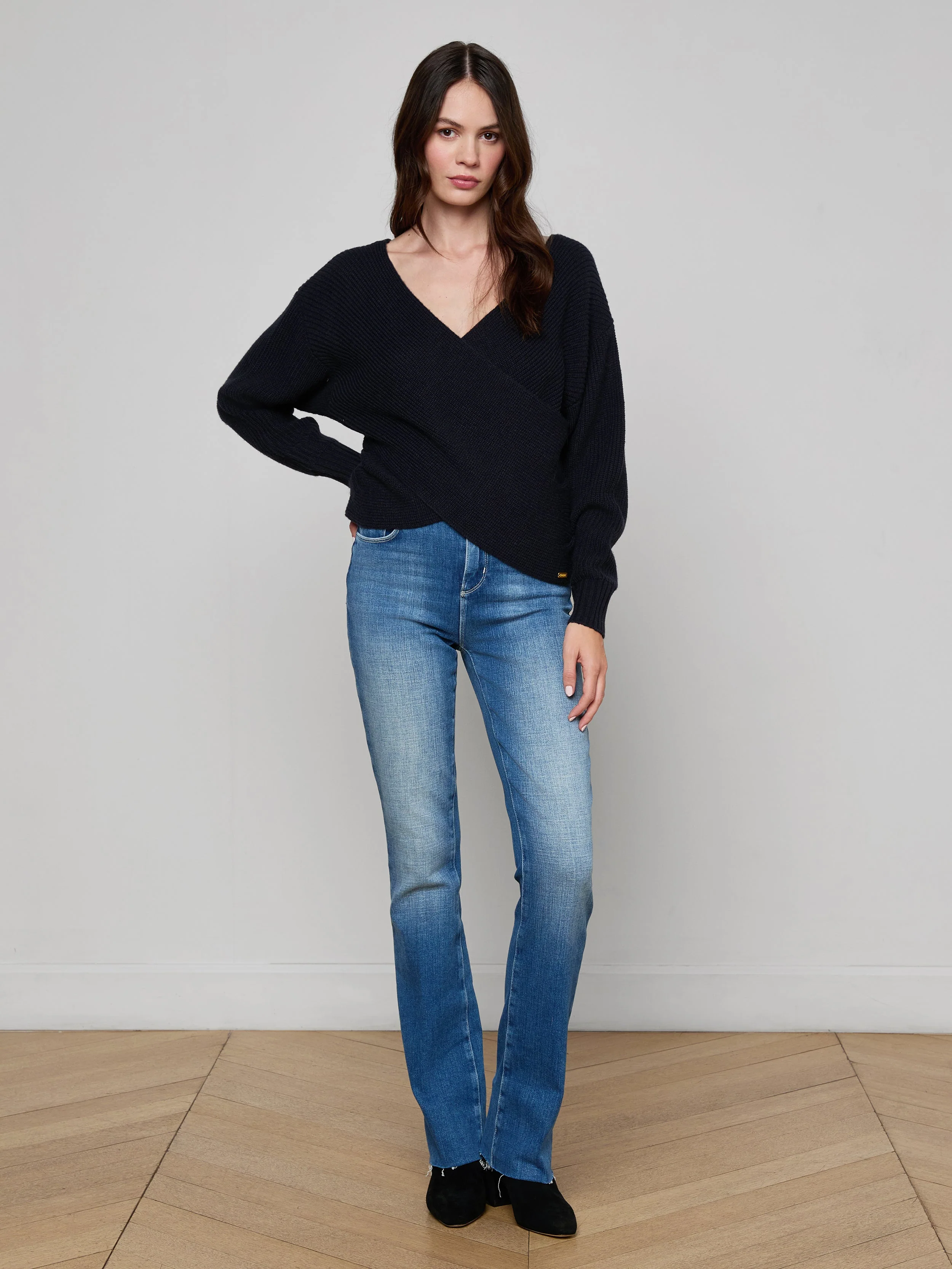 L'AGENCE - Antonella Crossover Sweater - Image 3