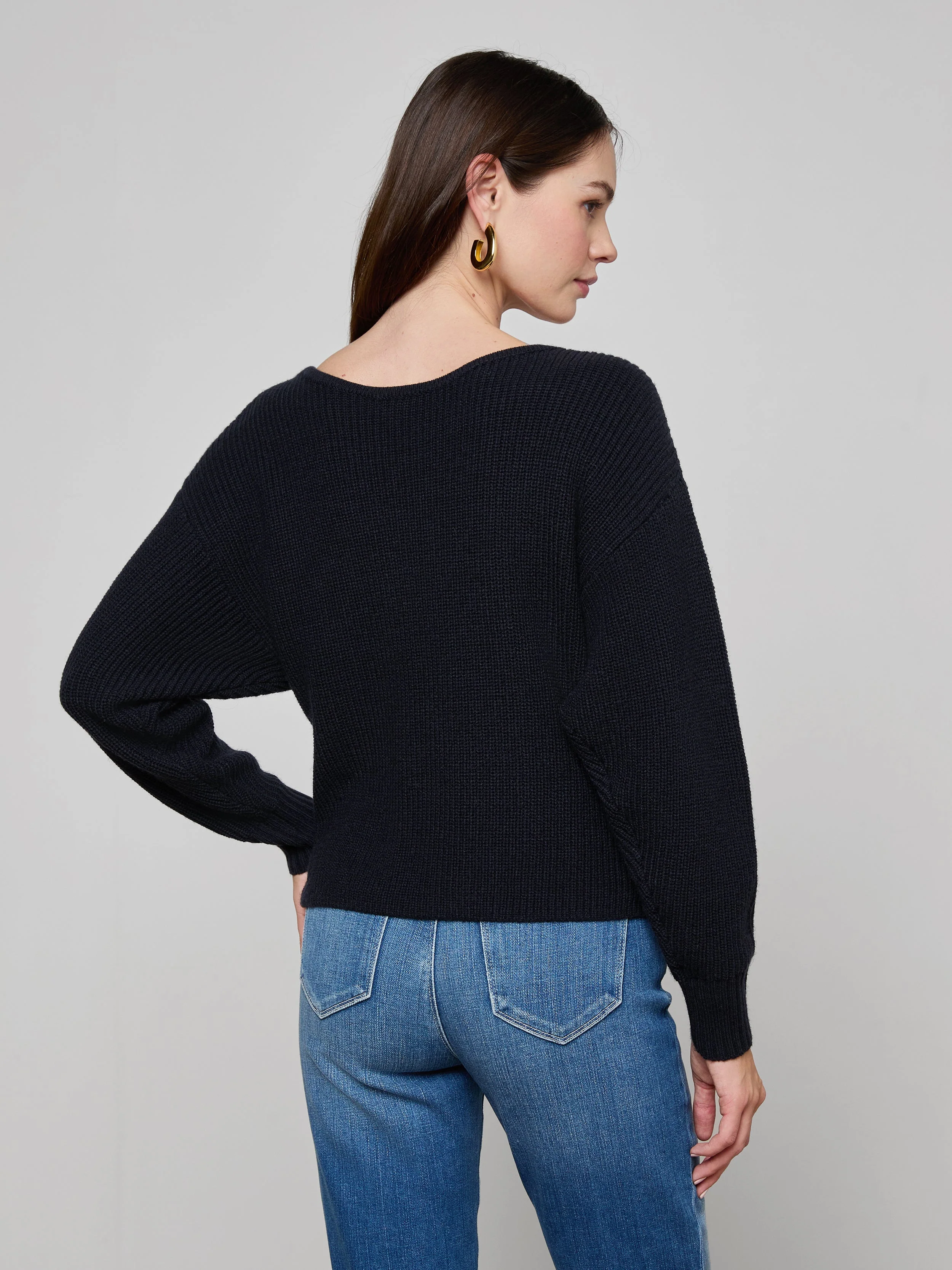 L'AGENCE - Antonella Crossover Sweater - Image 4
