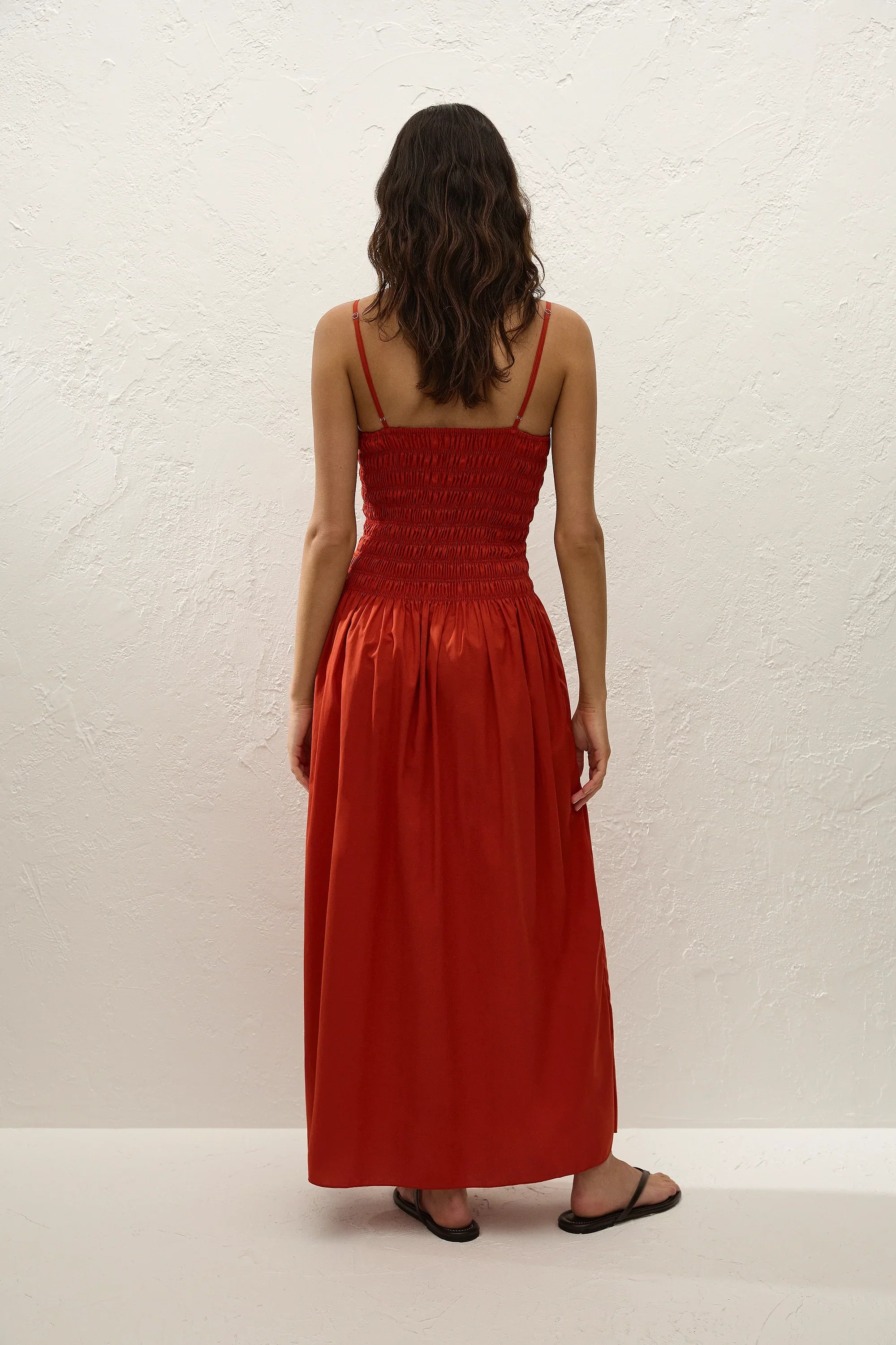 Faithfull - Araceli Maxi Dress Dusty Tomato - Image 5