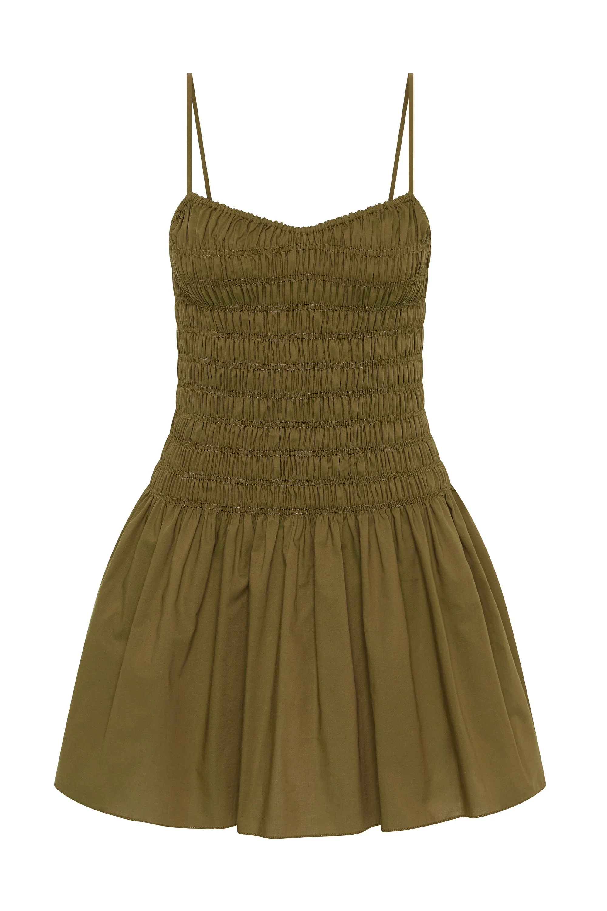 Faithfull - Araceli Mini Dress Olive - Image 6