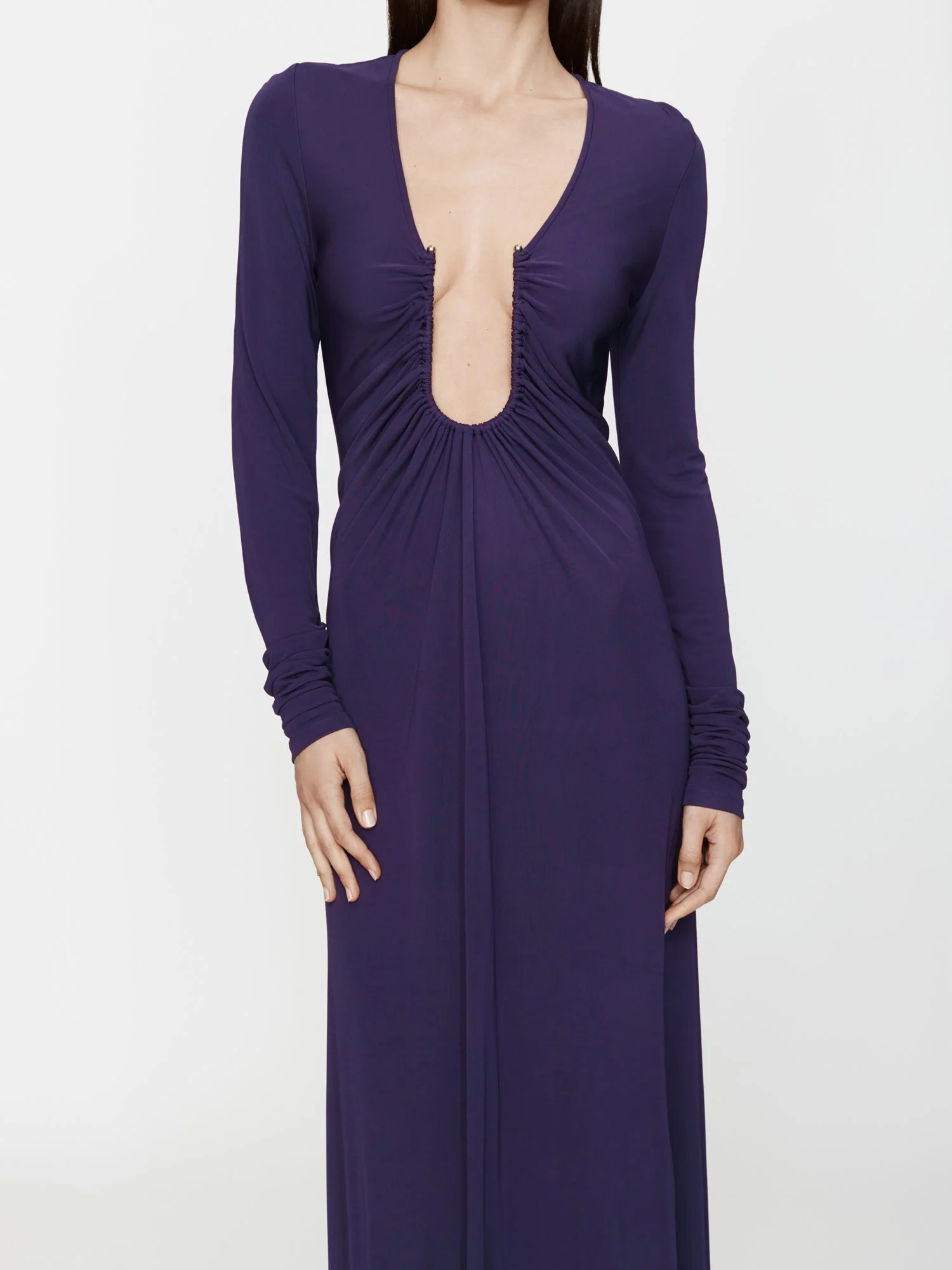Christopher Esber - Arced Palm Long Sleeve Dress - Image 2