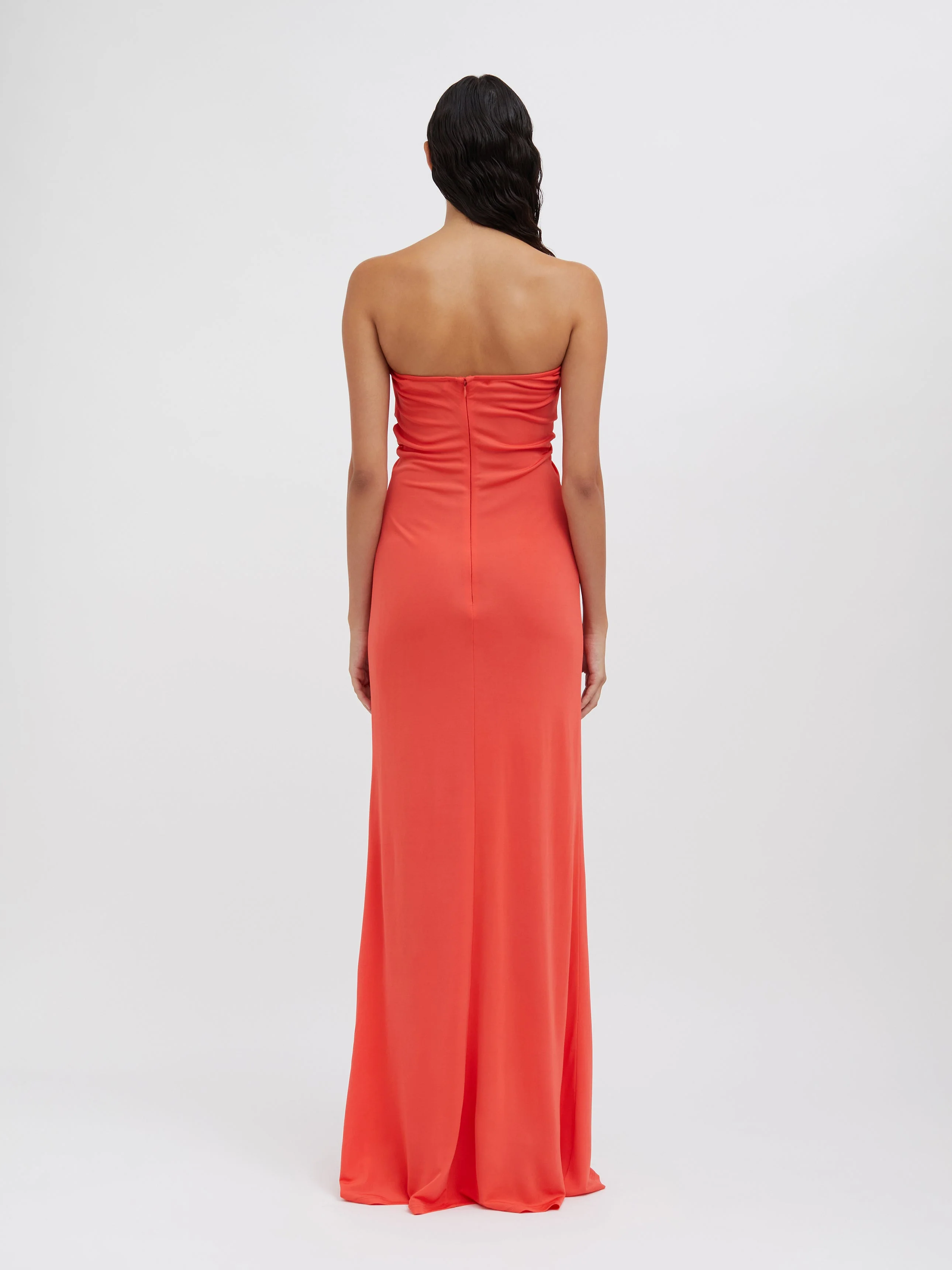 Christopher Esber - Arced Palm Strapless Dress - Image 5