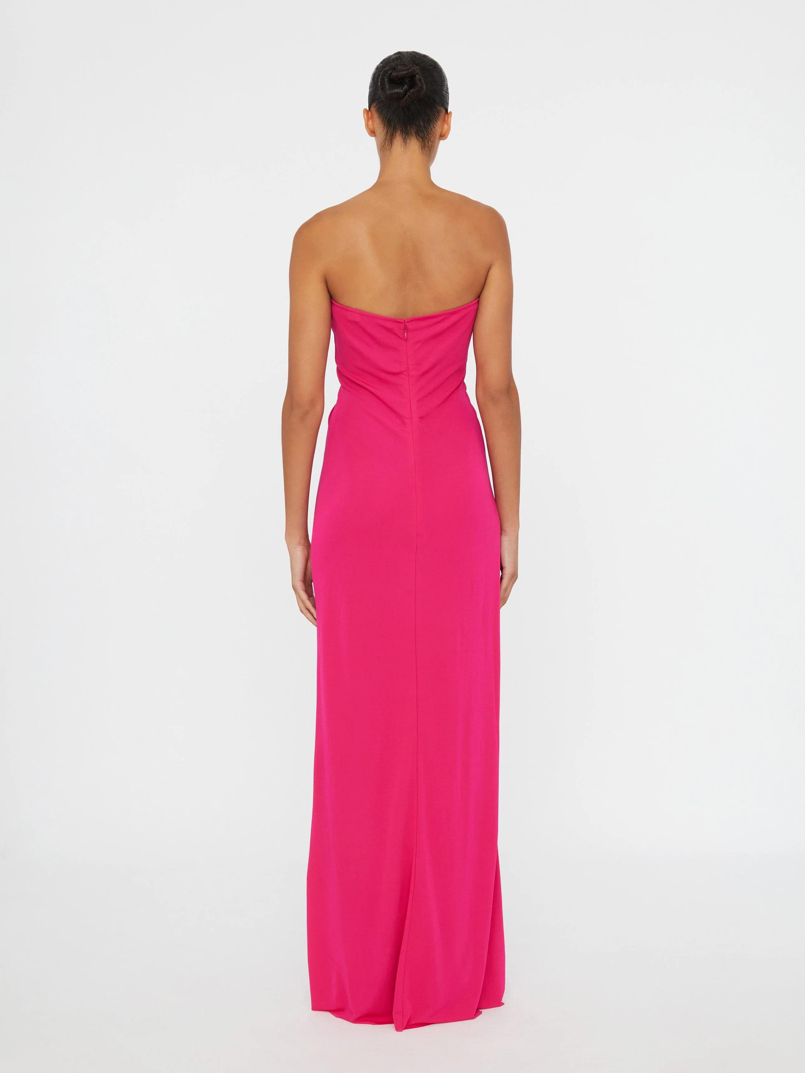 Christopher Esber - Arced Palm Strapless Dress - Image 4