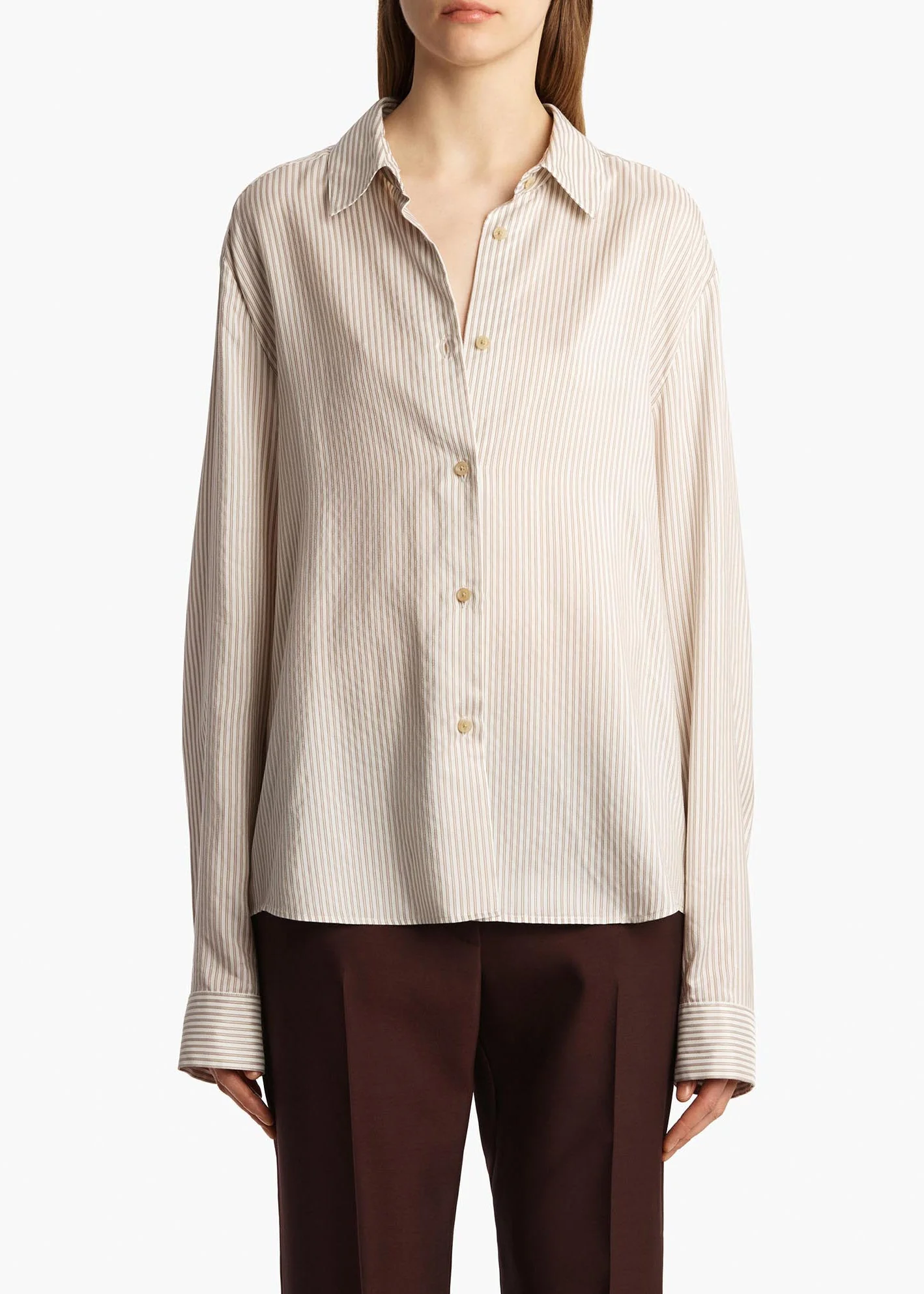 Khaite - Argo Top in Khaki - Image 10