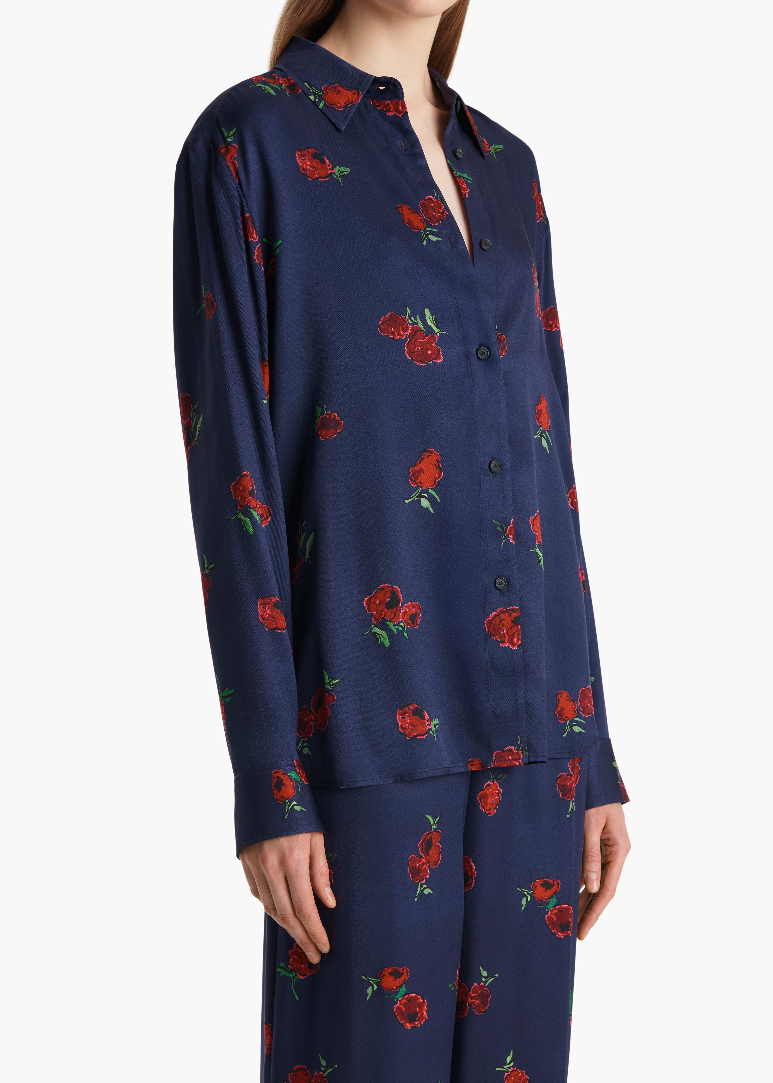 Khaite - Argo Top in Amethyst with Raspberry Print - Image 14