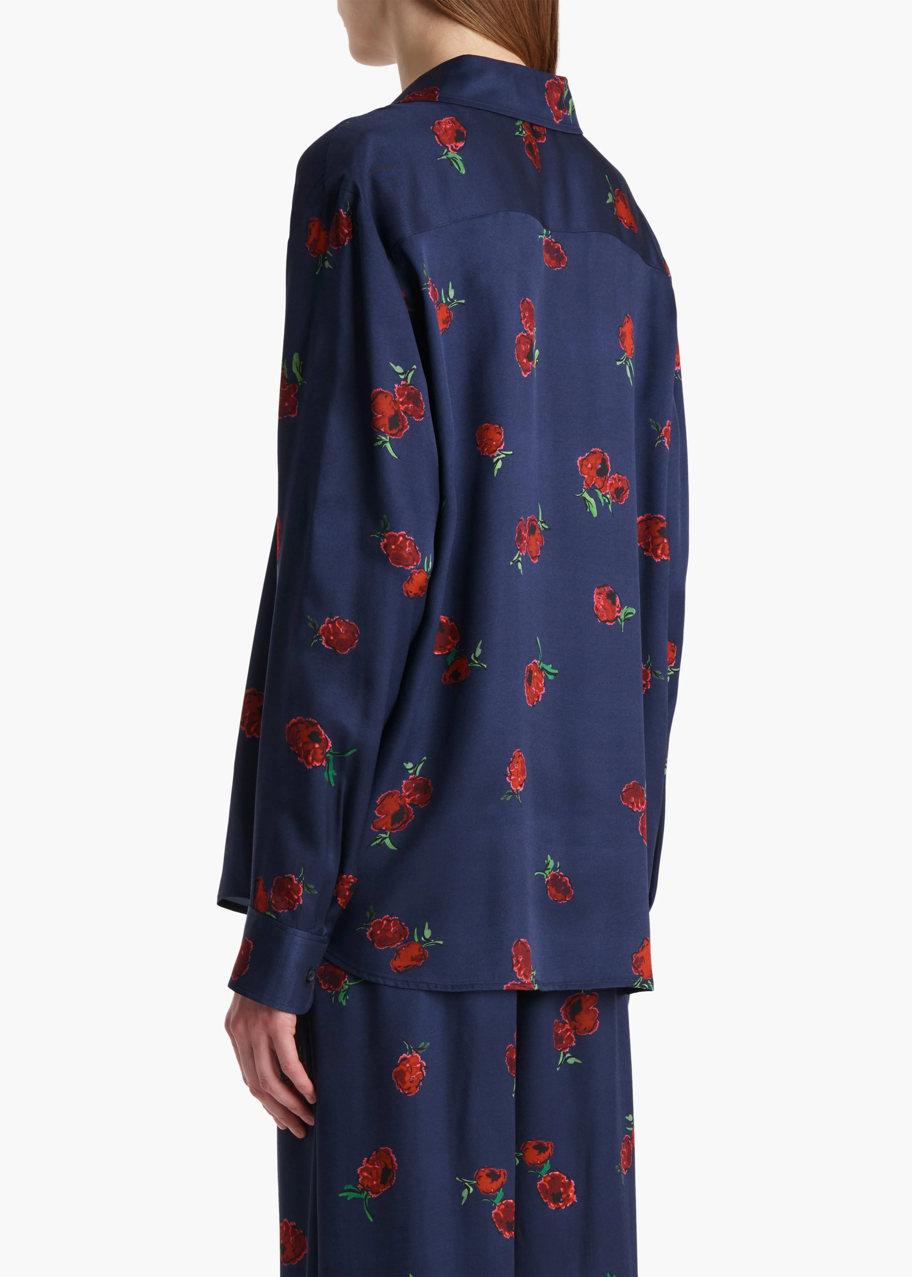 Khaite - Argo Top in Amethyst with Raspberry Print - Image 4