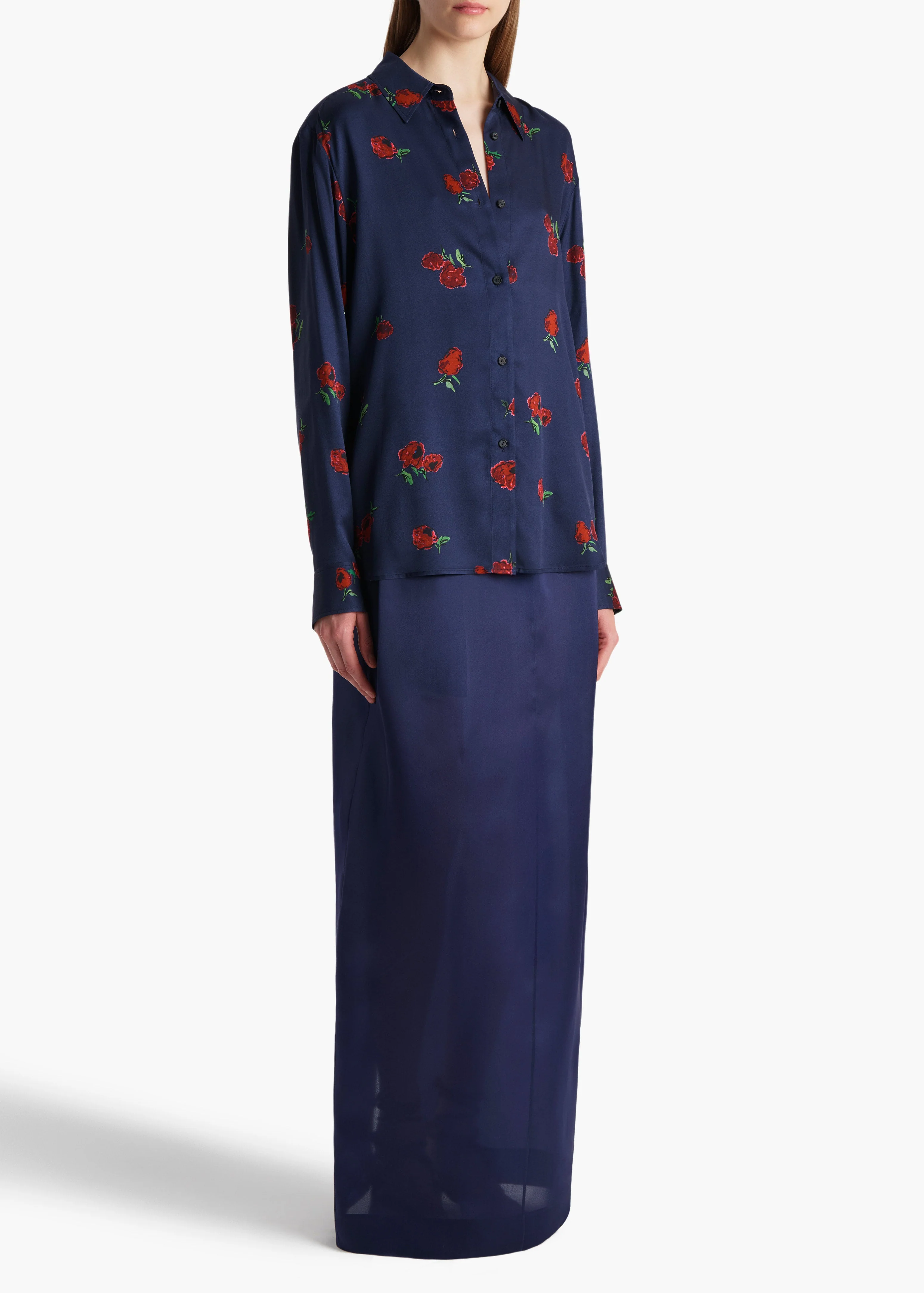 Khaite - Argo Top in Amethyst with Raspberry Print - Image 7