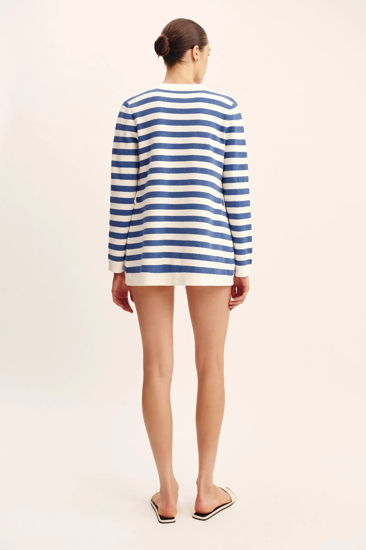 Posse - ARI CARDIGAN - BLUE STRIPE - Image 6