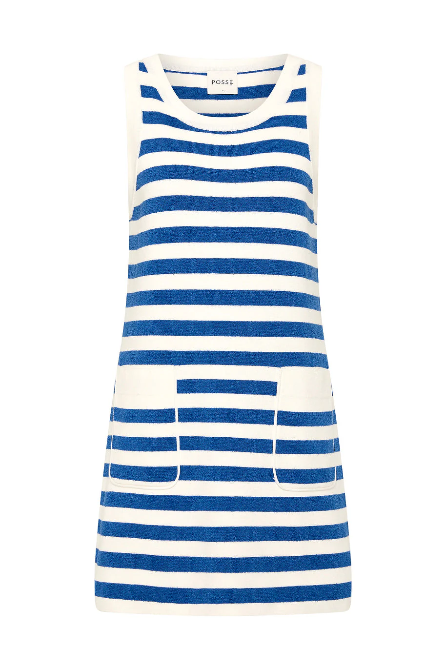 Posse - ARI MINI DRESS - BLUE STRIPE - Image 12