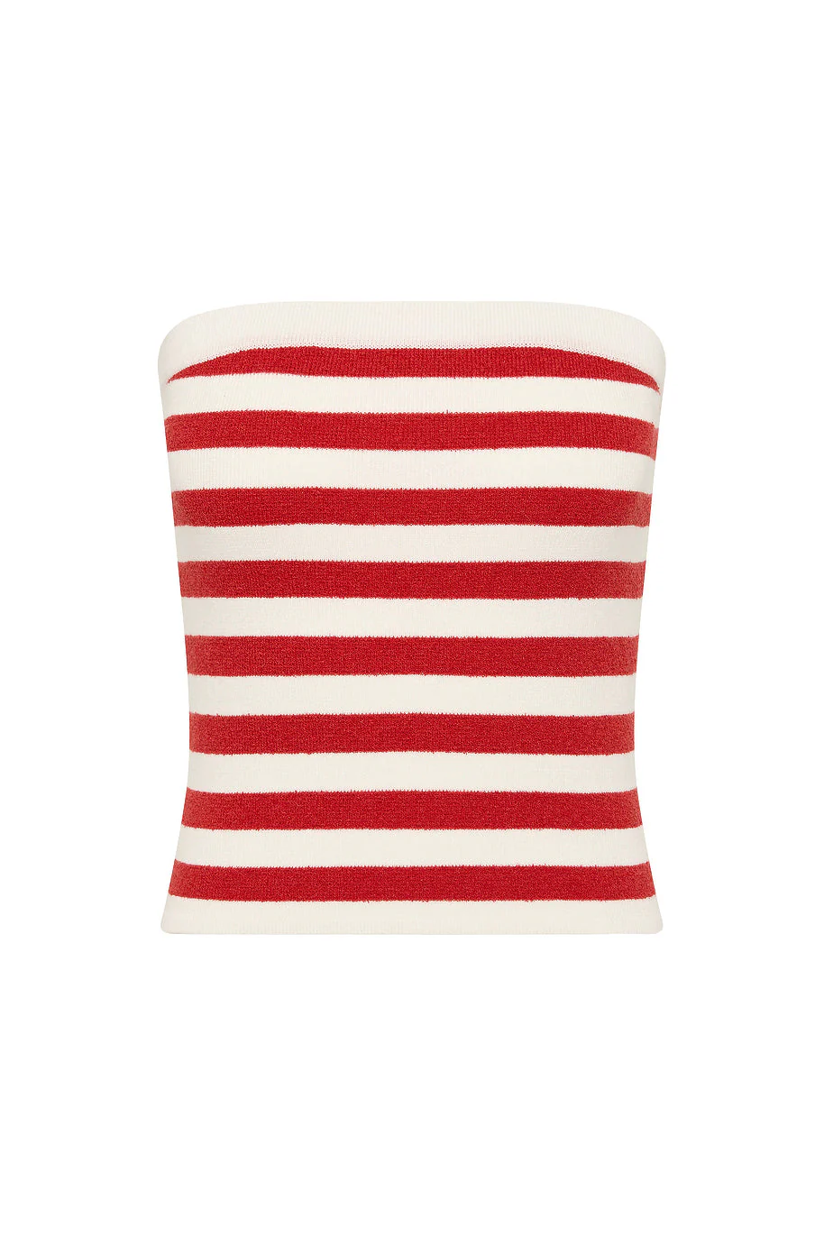 Posse - ARI STRAPLESS TOP - CORAL STRIPE - Image 14