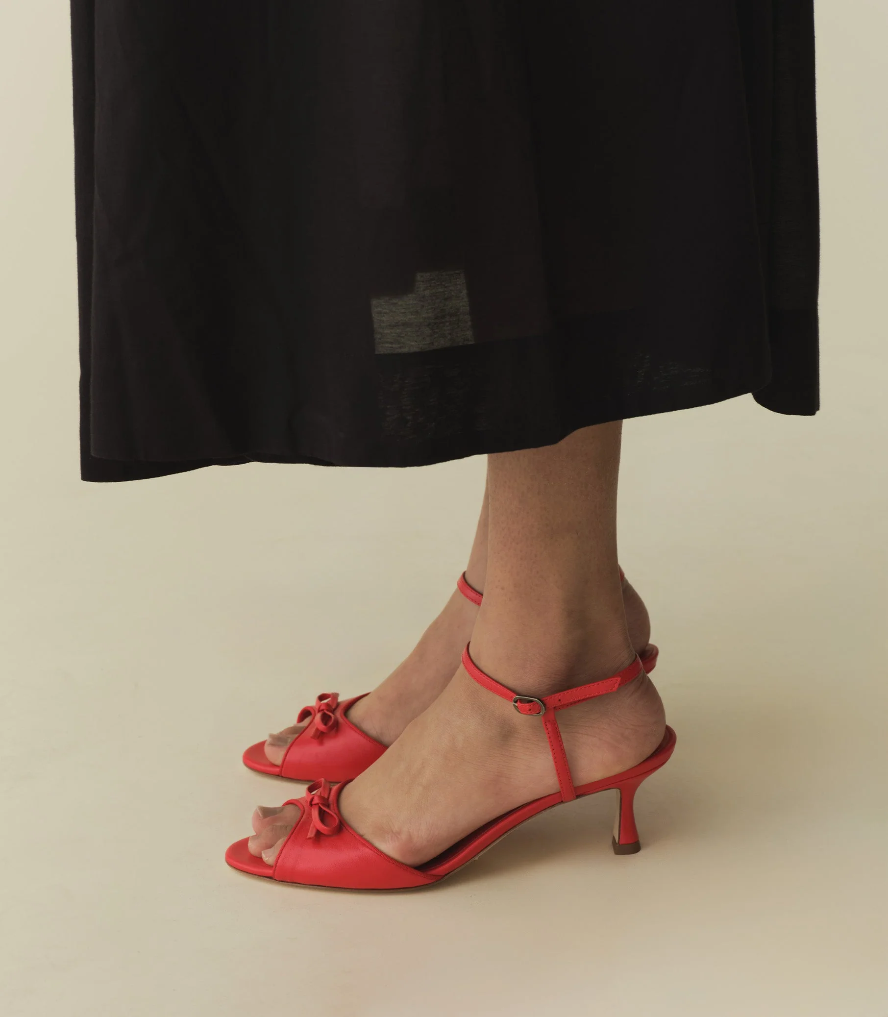 DÔEN - ARIANNA PEEP TOE HEEL -- FUEGO NAPPA - Image 3
