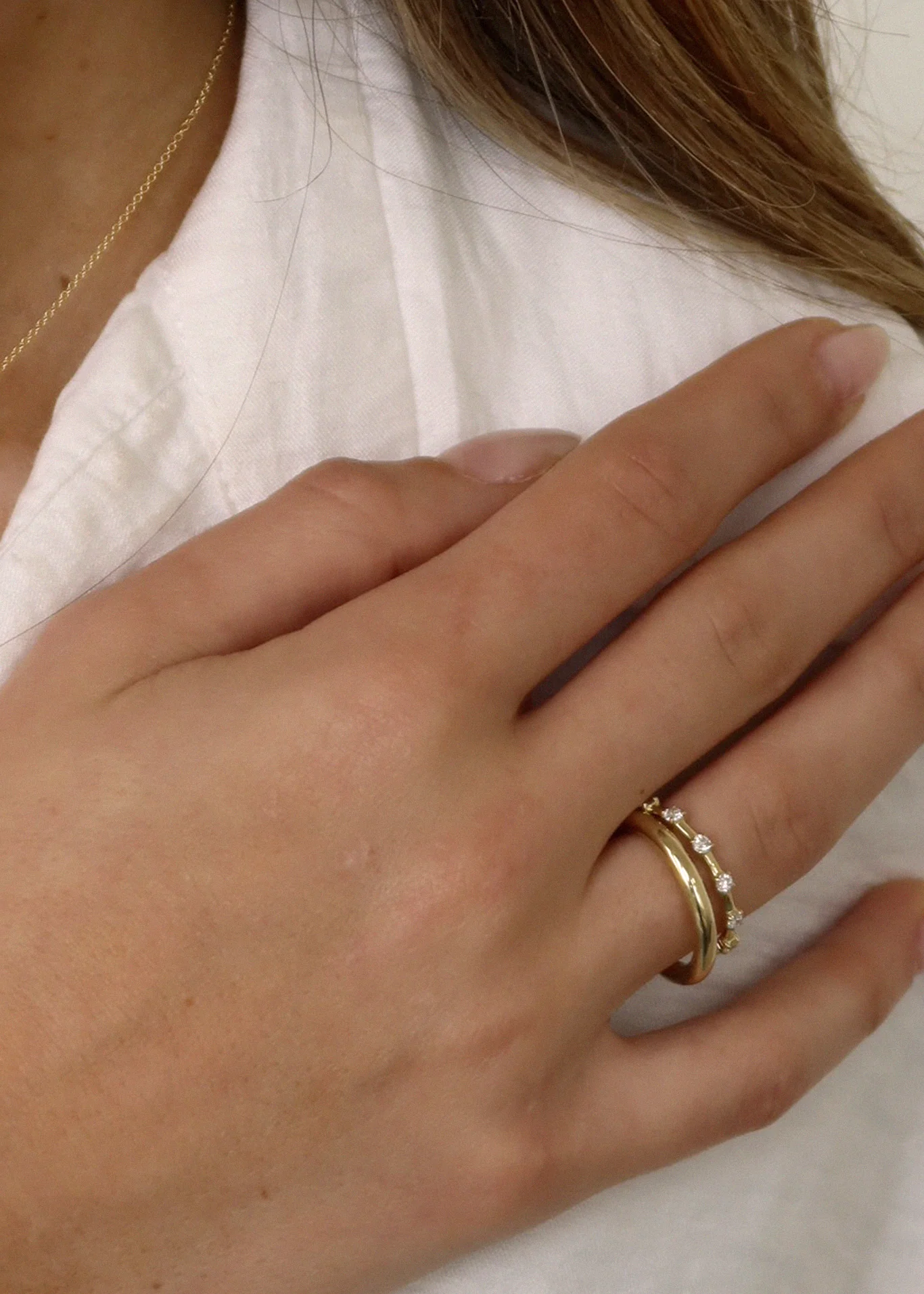Kinn - Arielle Four Prong Eternity Ring Diamond - Image 2