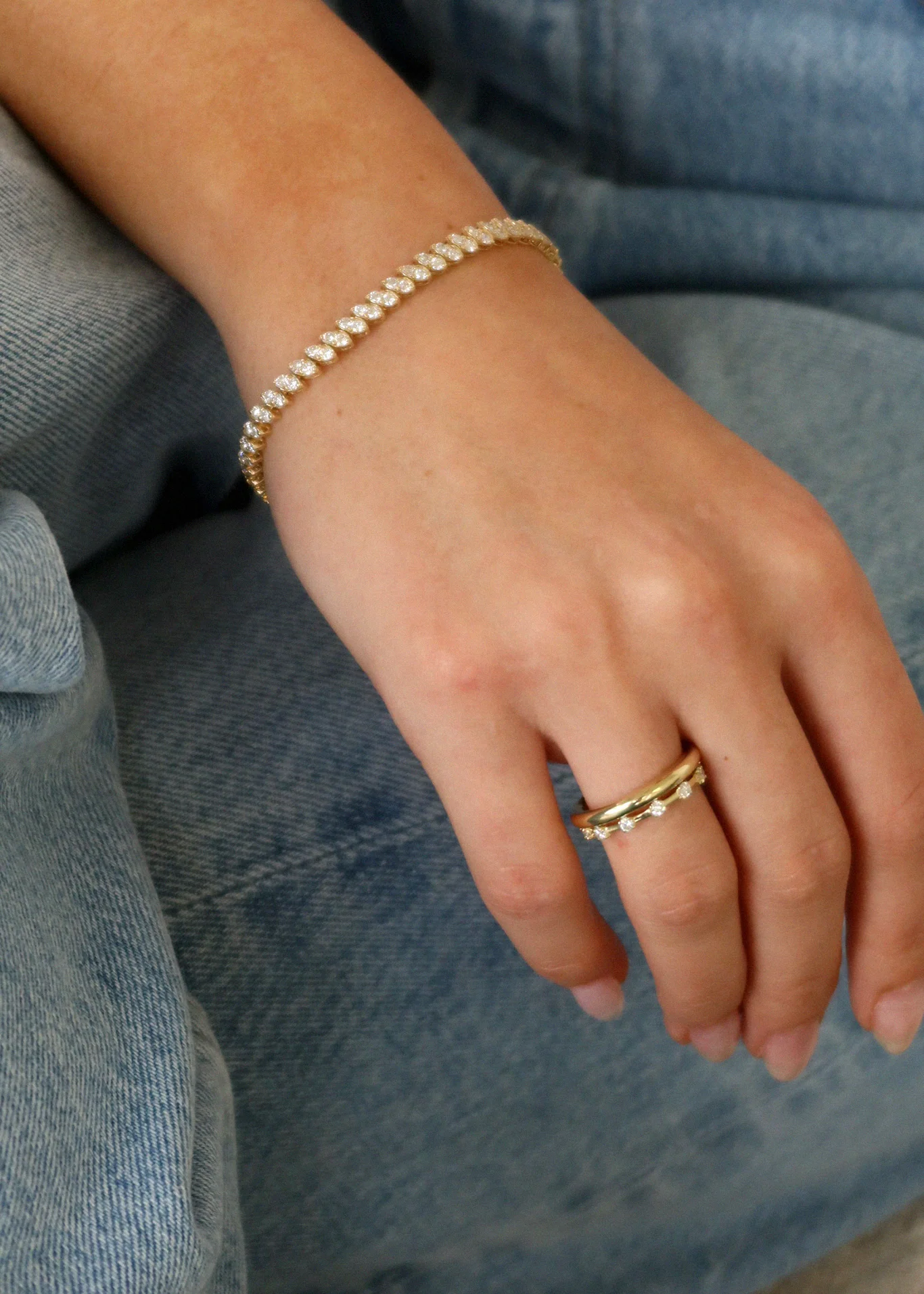 Kinn - Arielle Four Prong Eternity Ring Diamond - Image 5