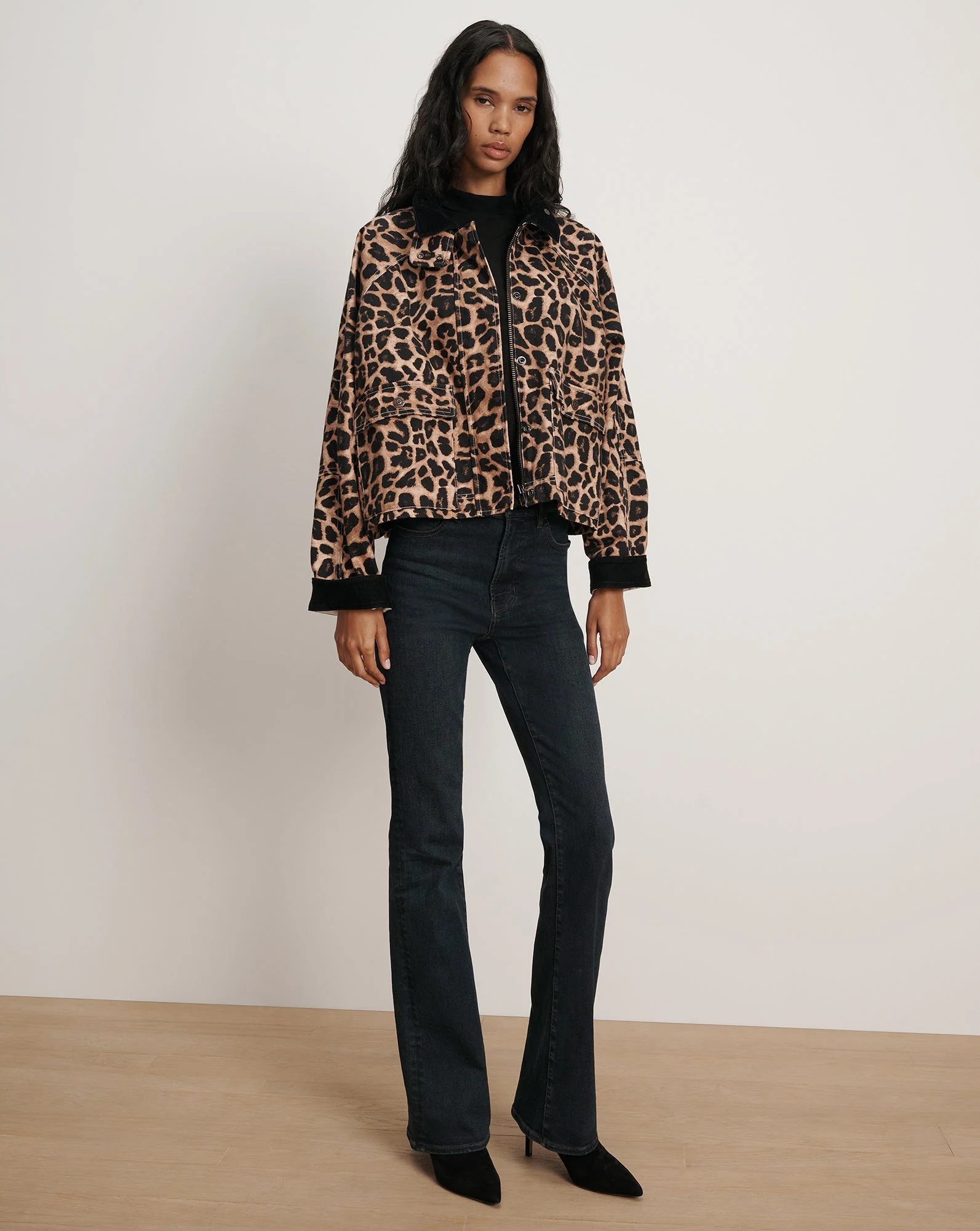 Veronica Beard - Arlo Leopard Chore Jacket - Image 2