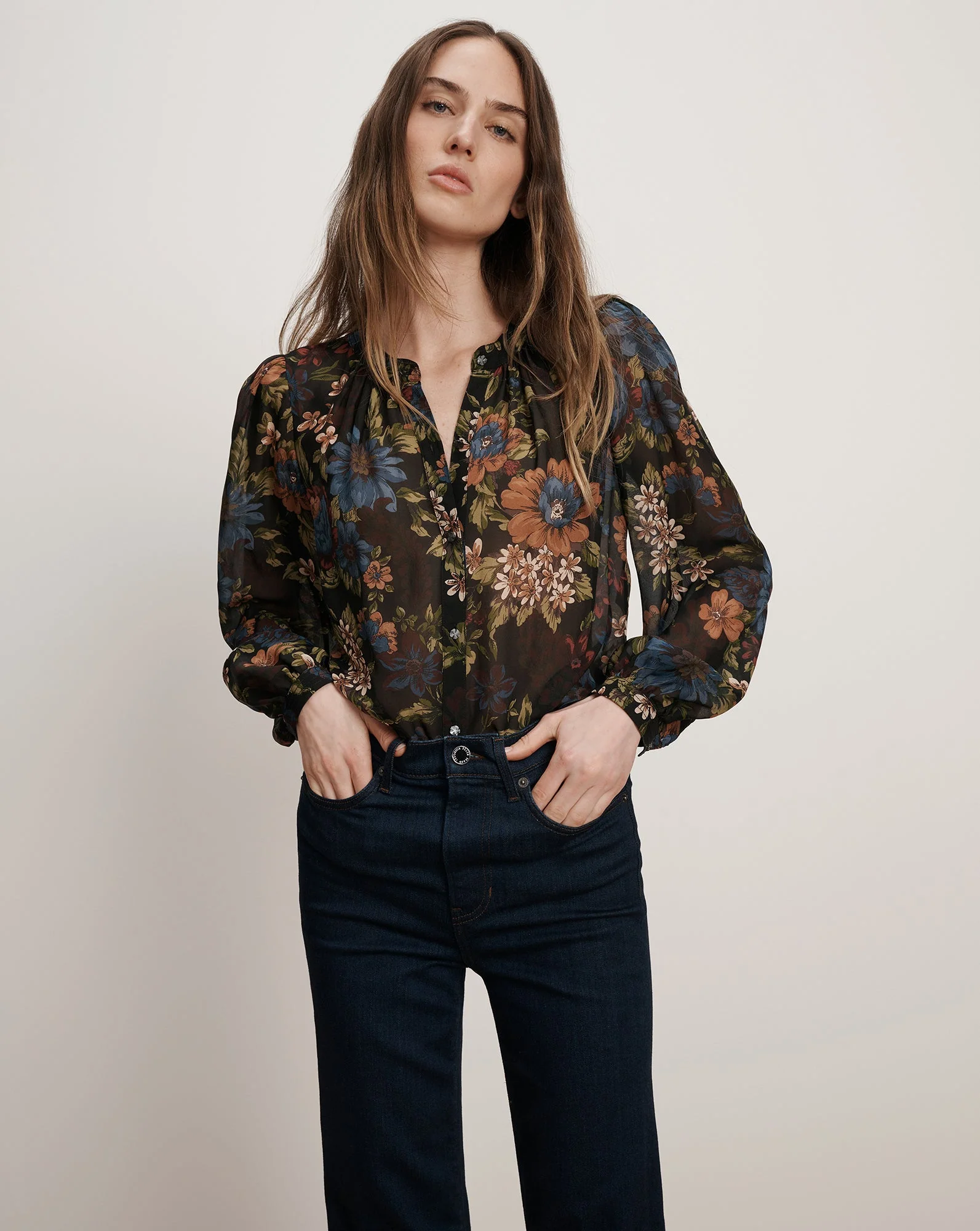 Veronica Beard - Ashlynn Silk Blouse