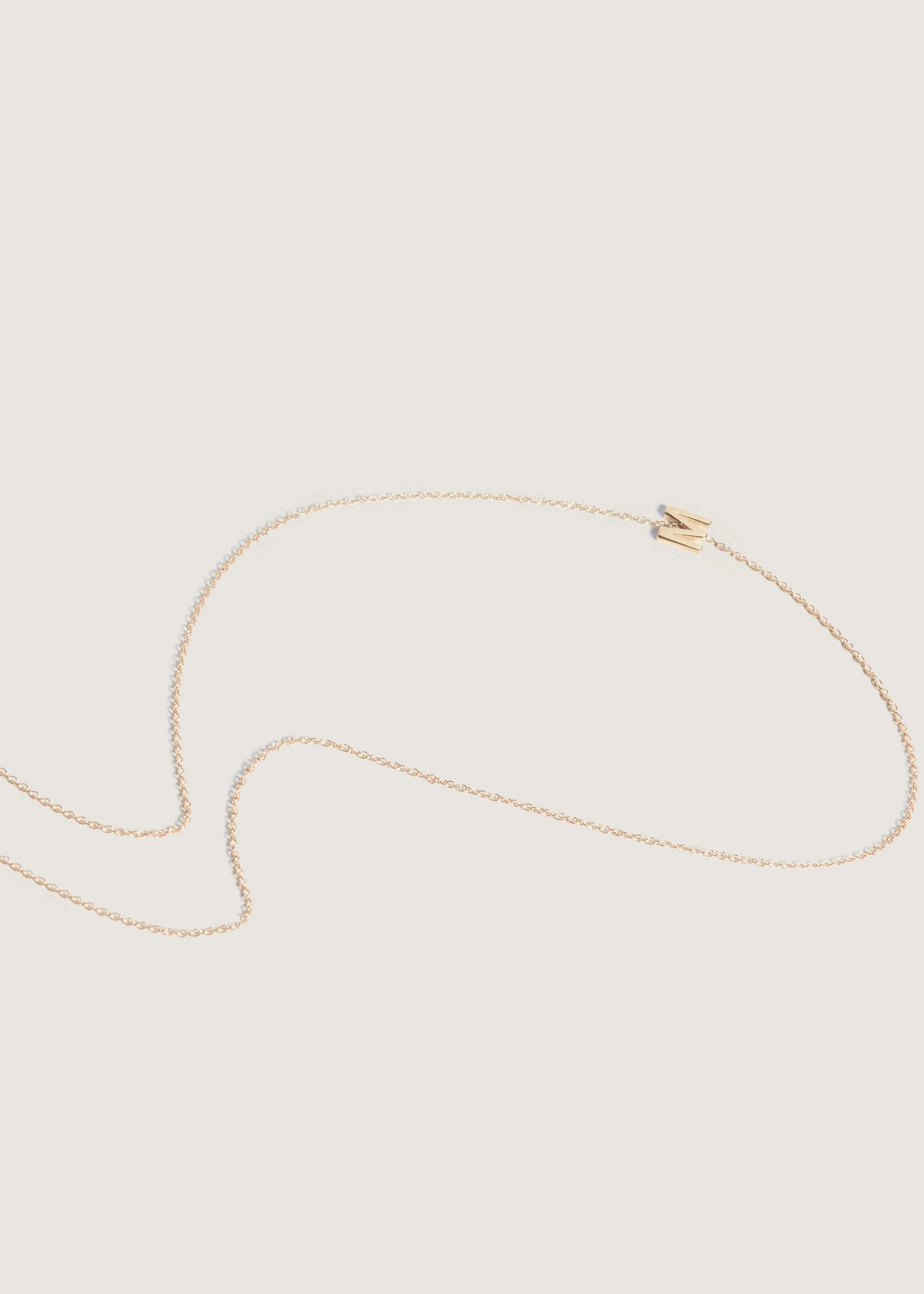 Kinn - Asymmetrical Initial Necklace - Image 5