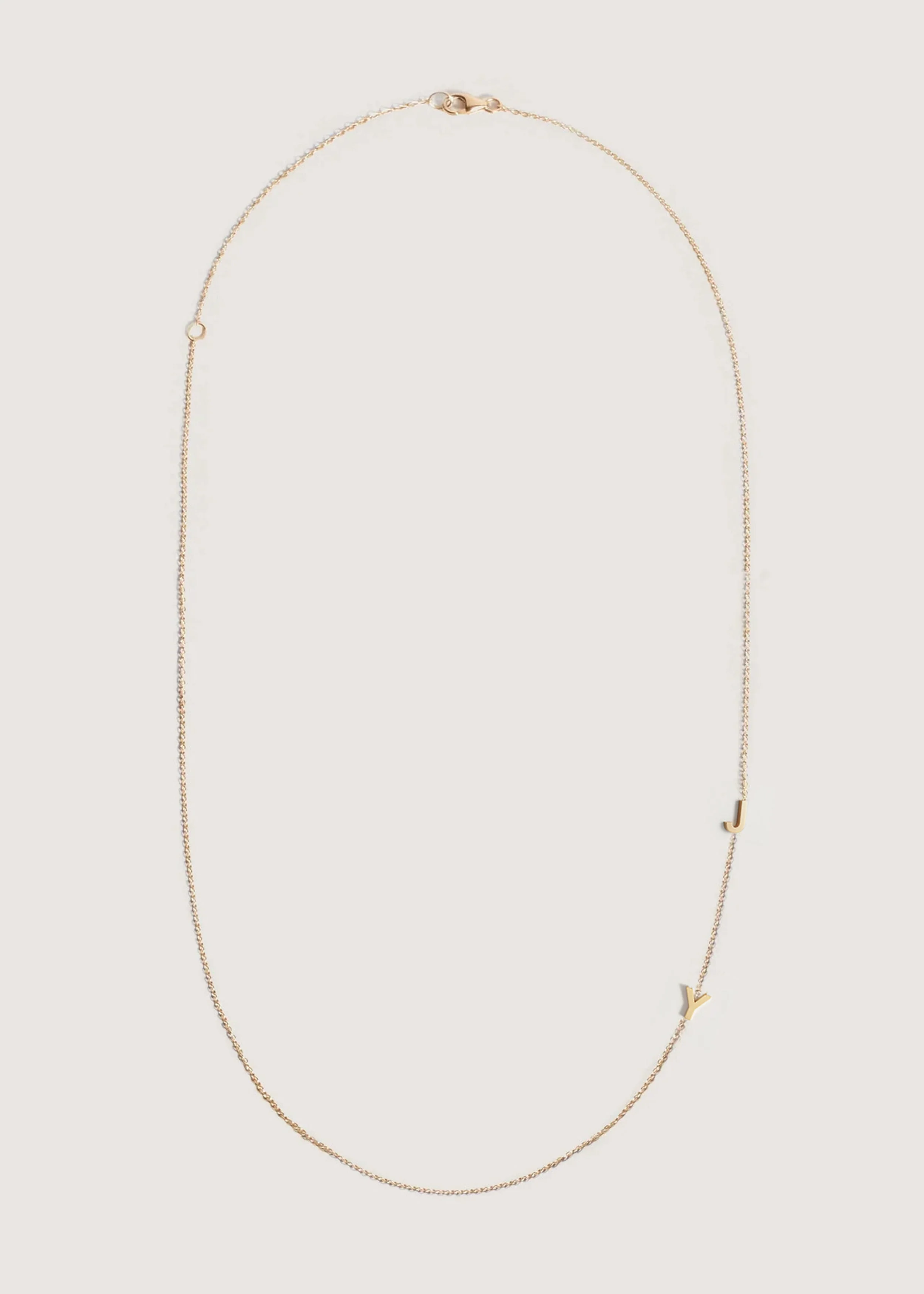 Kinn - Asymmetrical Initial Necklace - Image 8