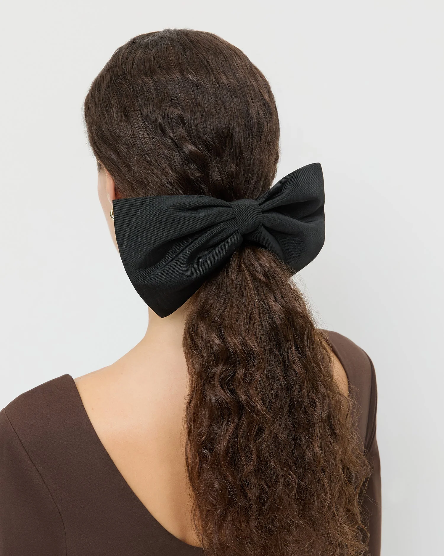 Loeffler Randall - Auden Black Bow Hair Clip - Image 3