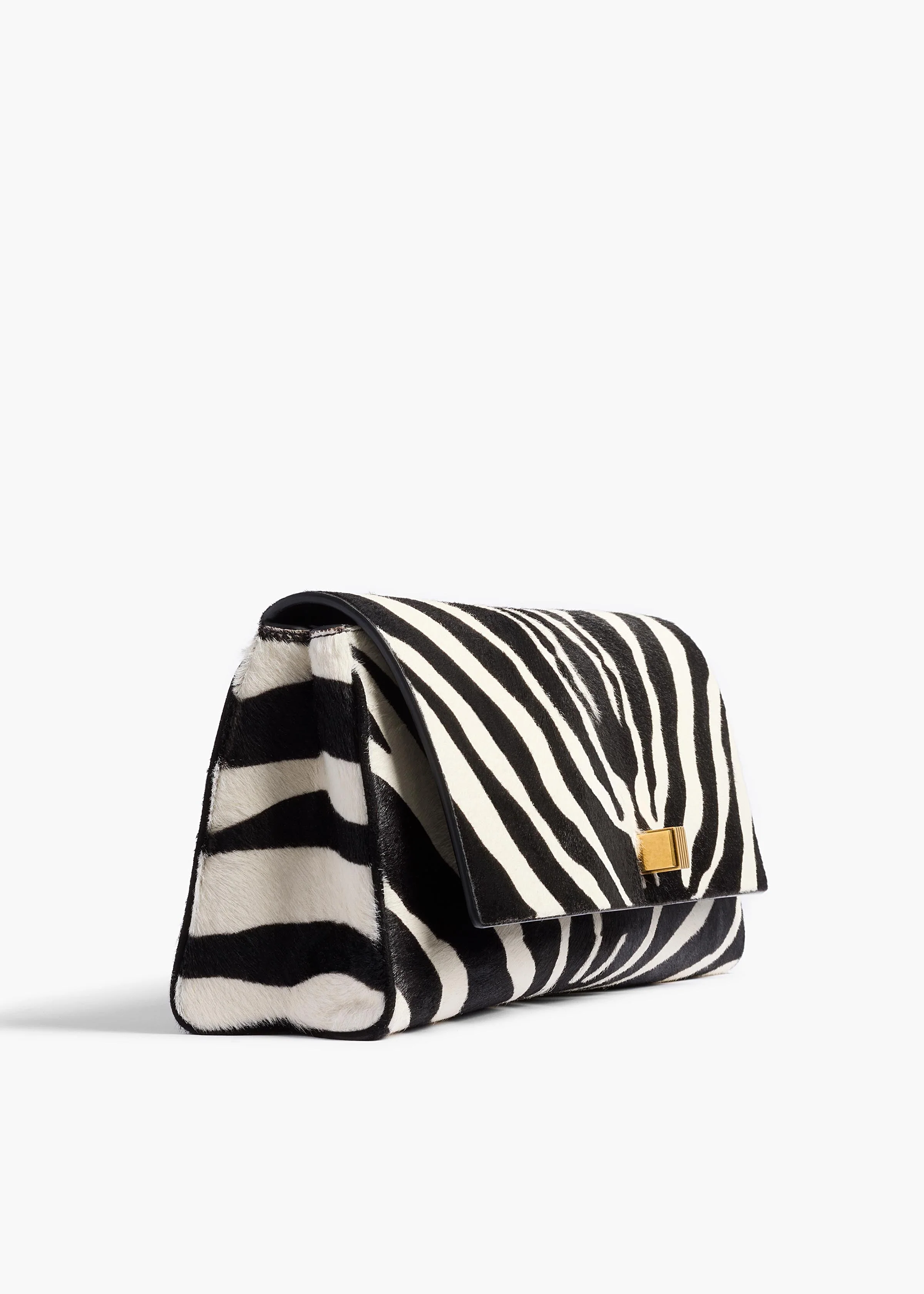 Khaite - Audrey Clutch in Zebra Print Haircalf - Image 3