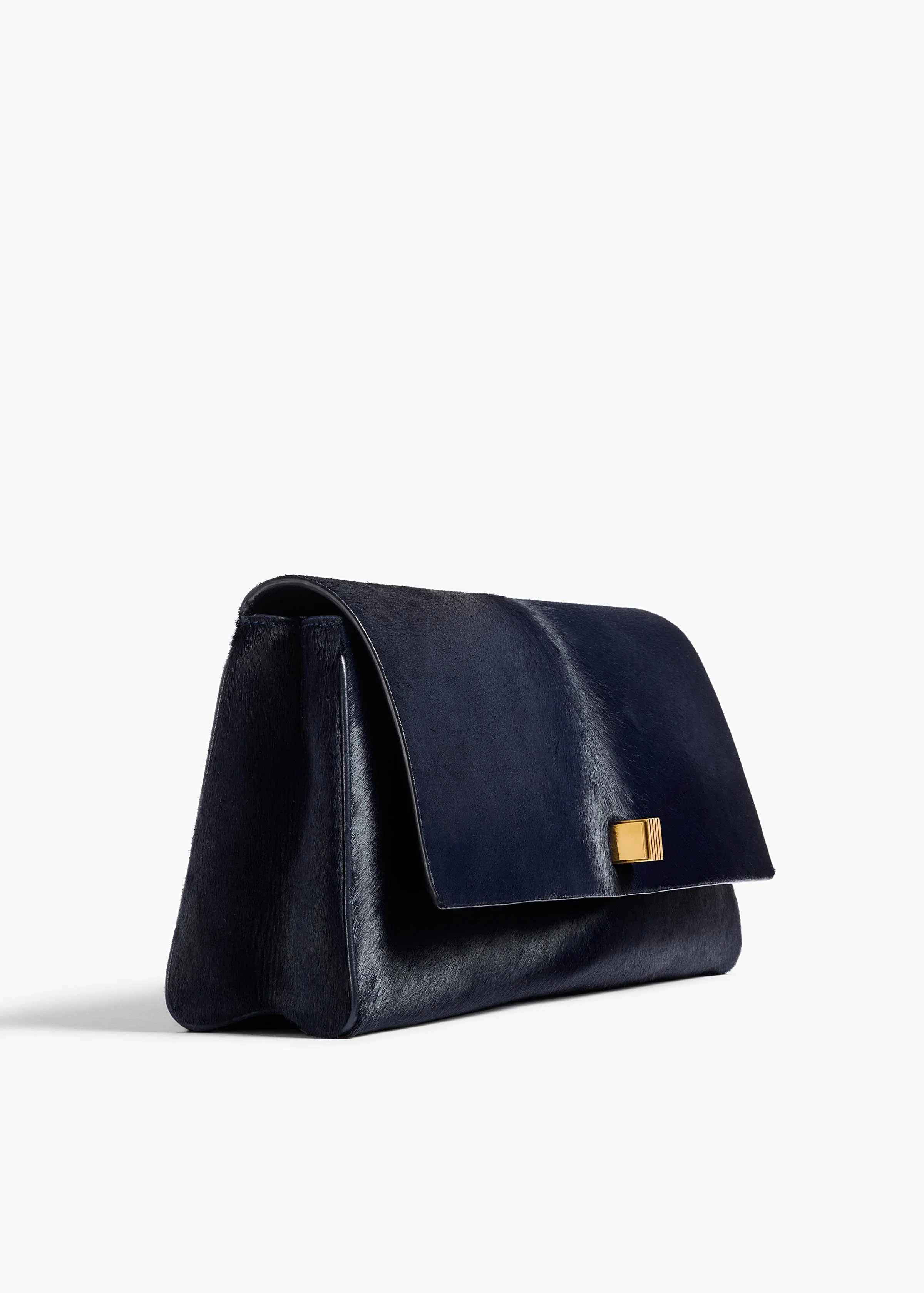 Khaite - Audrey Clutch in Midnight Haircalf - Image 2