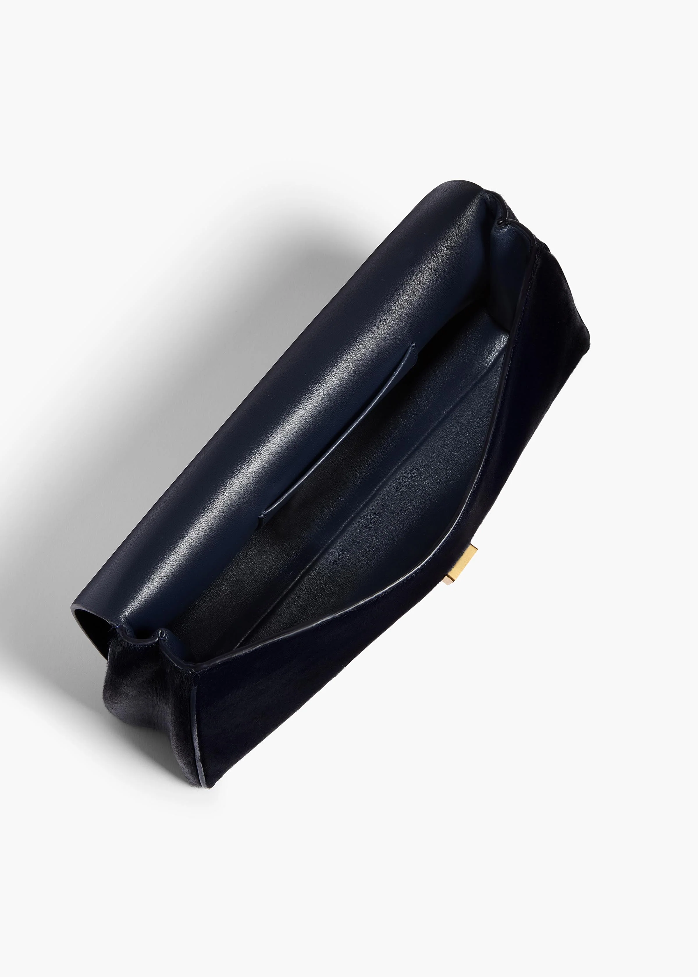 Khaite - Audrey Clutch in Midnight Haircalf - Image 4